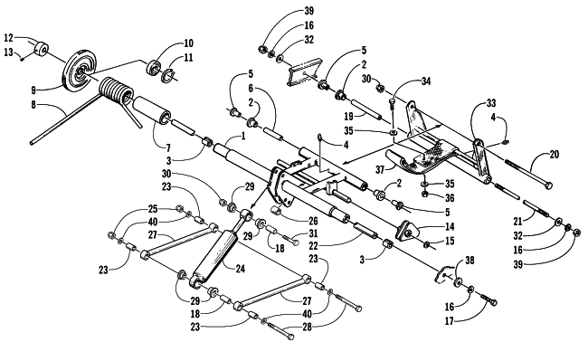 REAR SUSPENSION REAR ARM ASSEMBLY