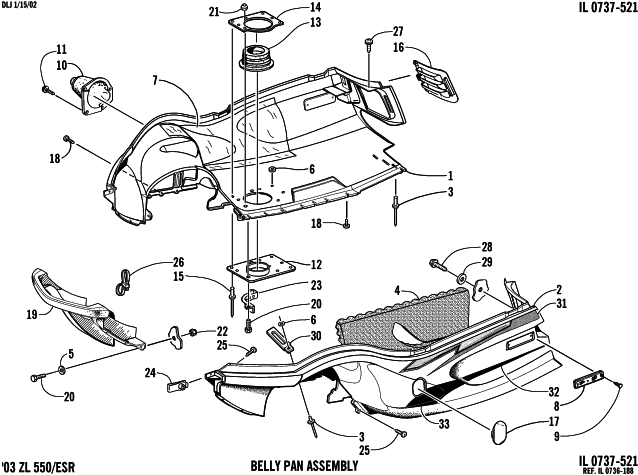 BELLY PAN AND FRONT BUMPER ASSEMBLY