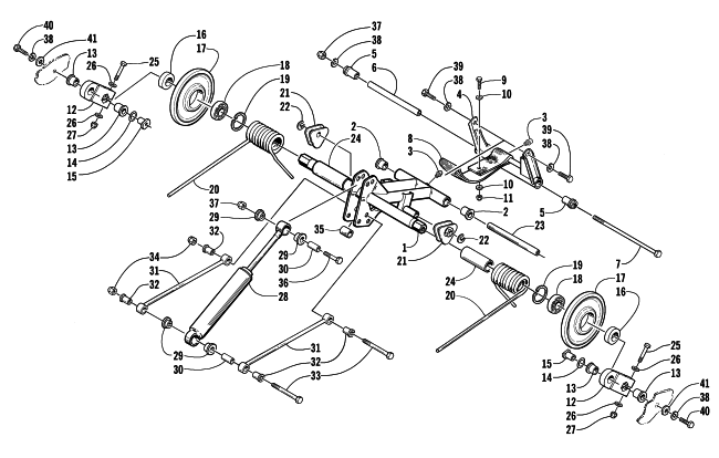 REAR SUSPENSION REAR ARM ASSEMBLY