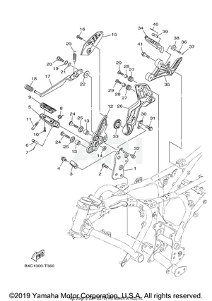 STAND FOOTREST 2