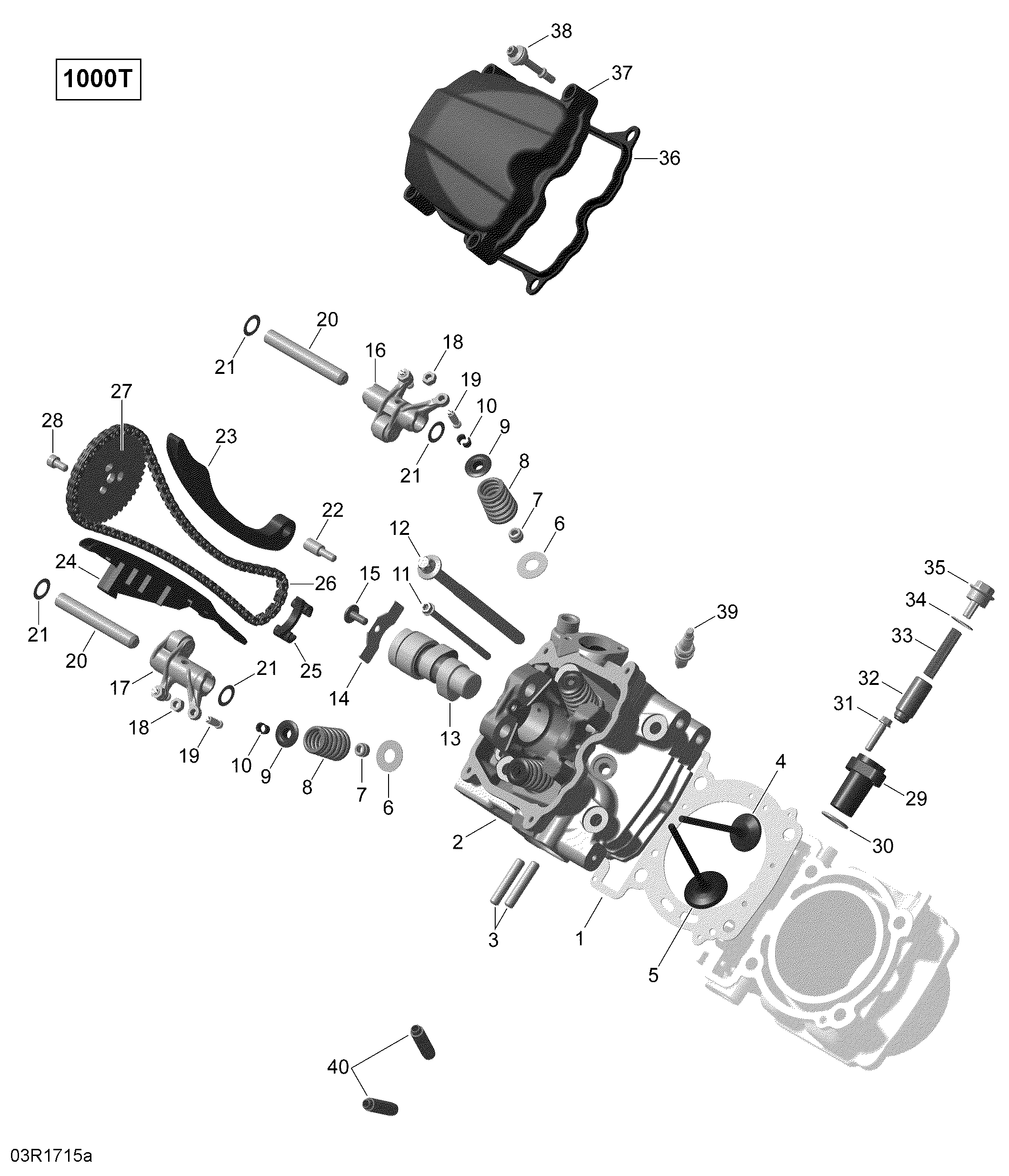 Cylinder Head, Front - Turbo