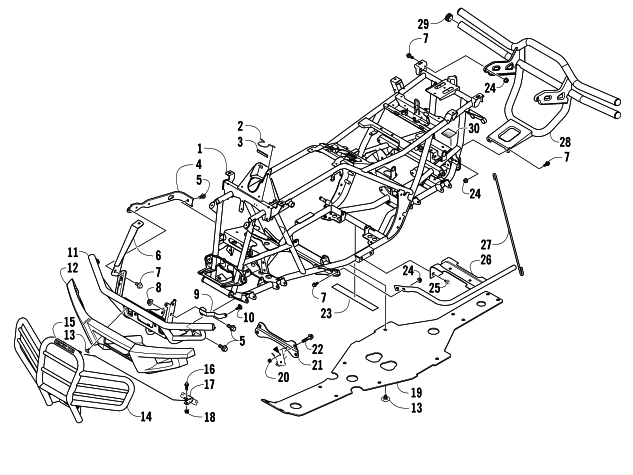 FRAME AND RELATED PARTS