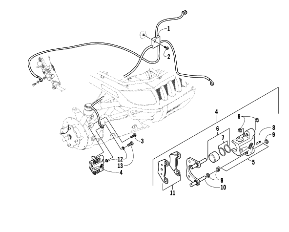 HYDRAULIC BRAKE ASSEMBLY