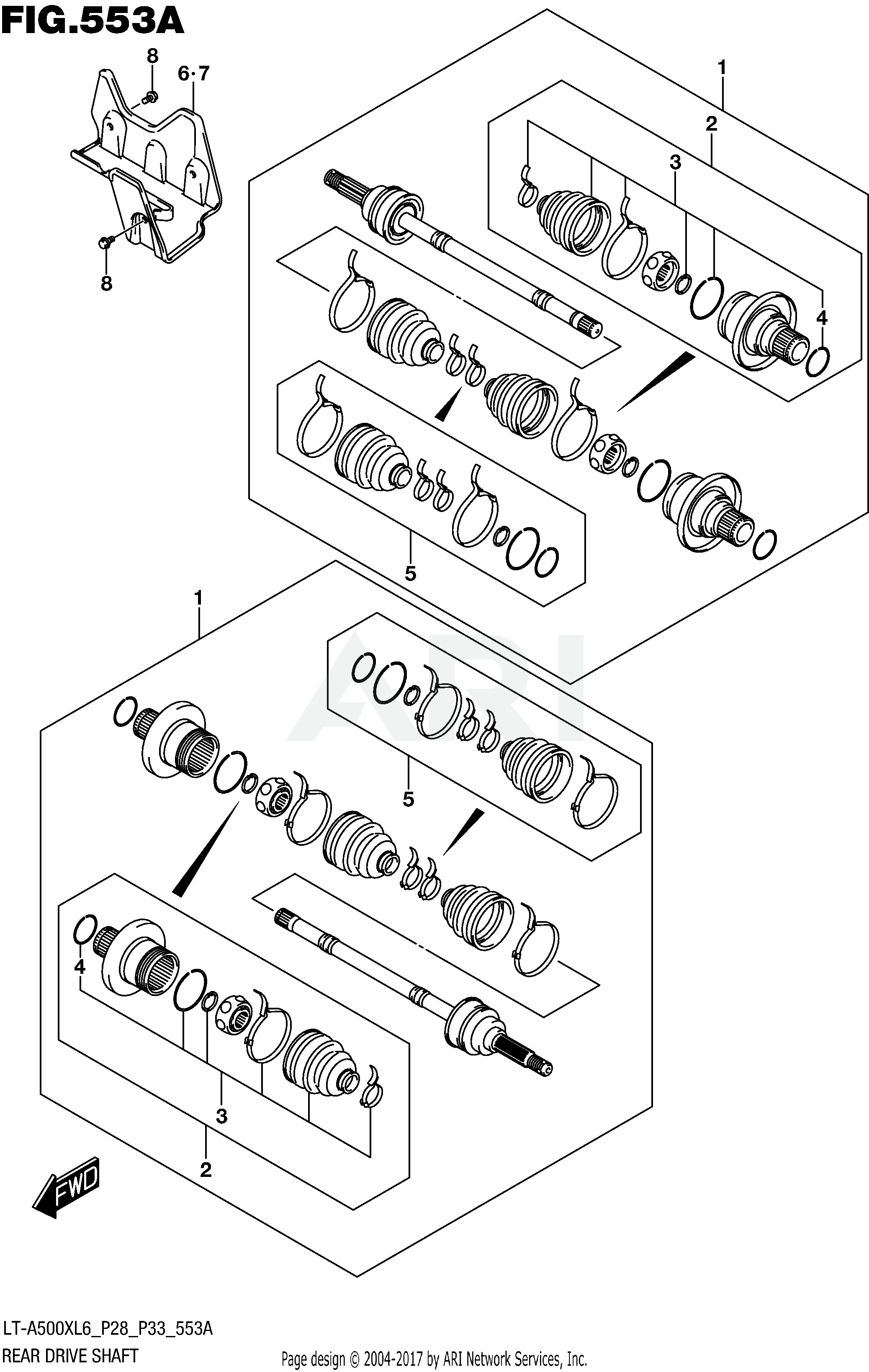 REAR DRIVE SHAFT