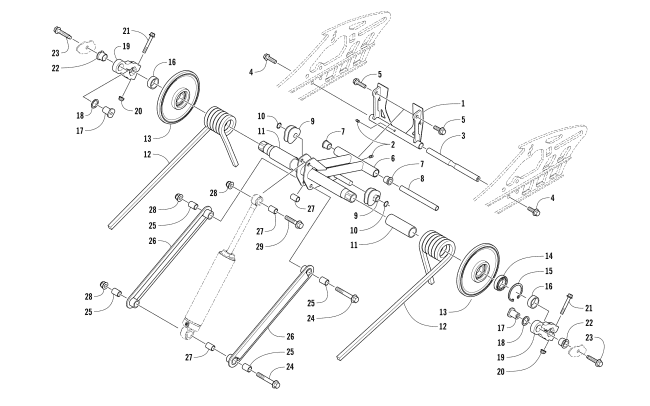 REAR SUSPENSION REAR ARM ASSEMBLY