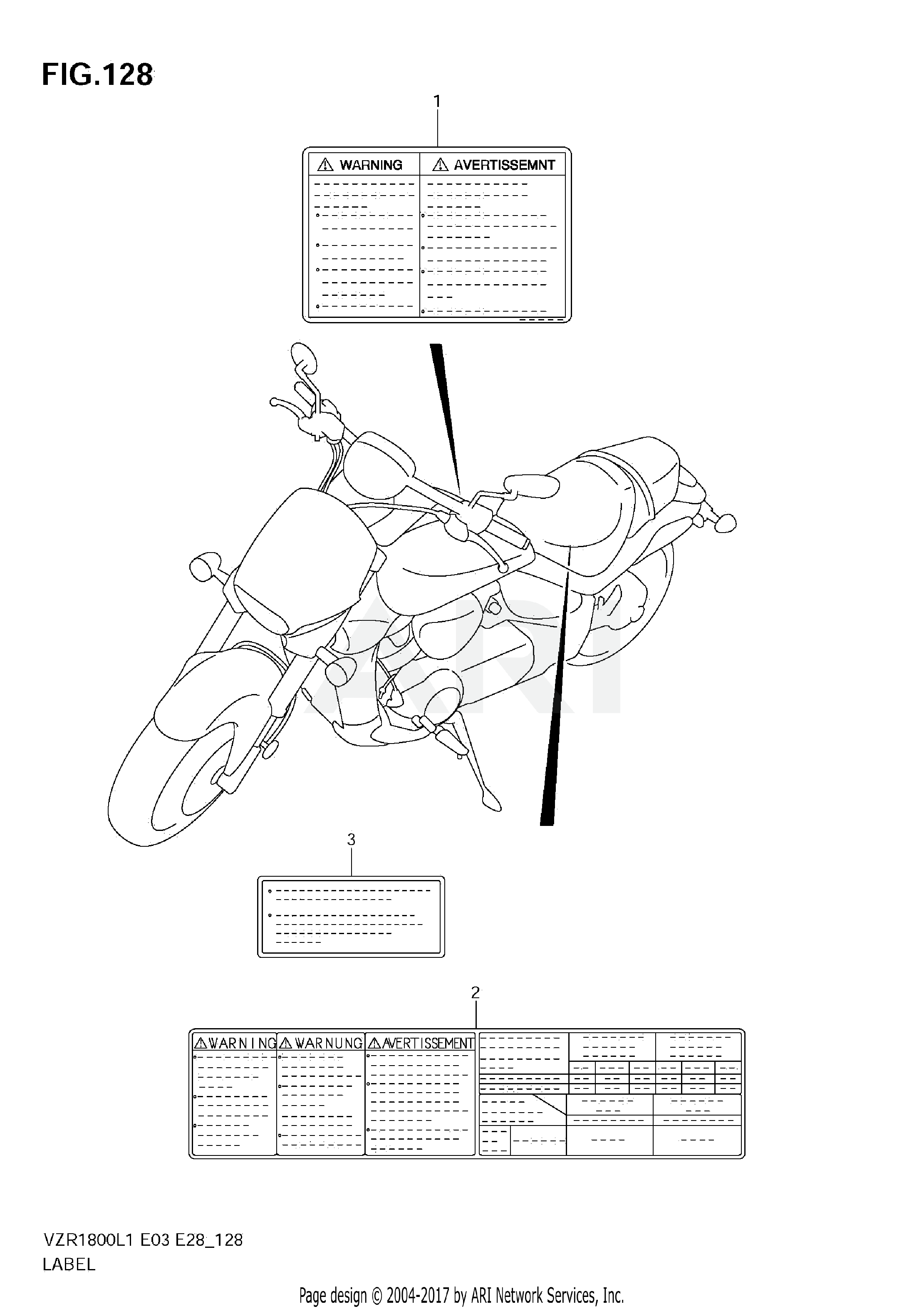 LABEL (VZR1800 L1 E28)