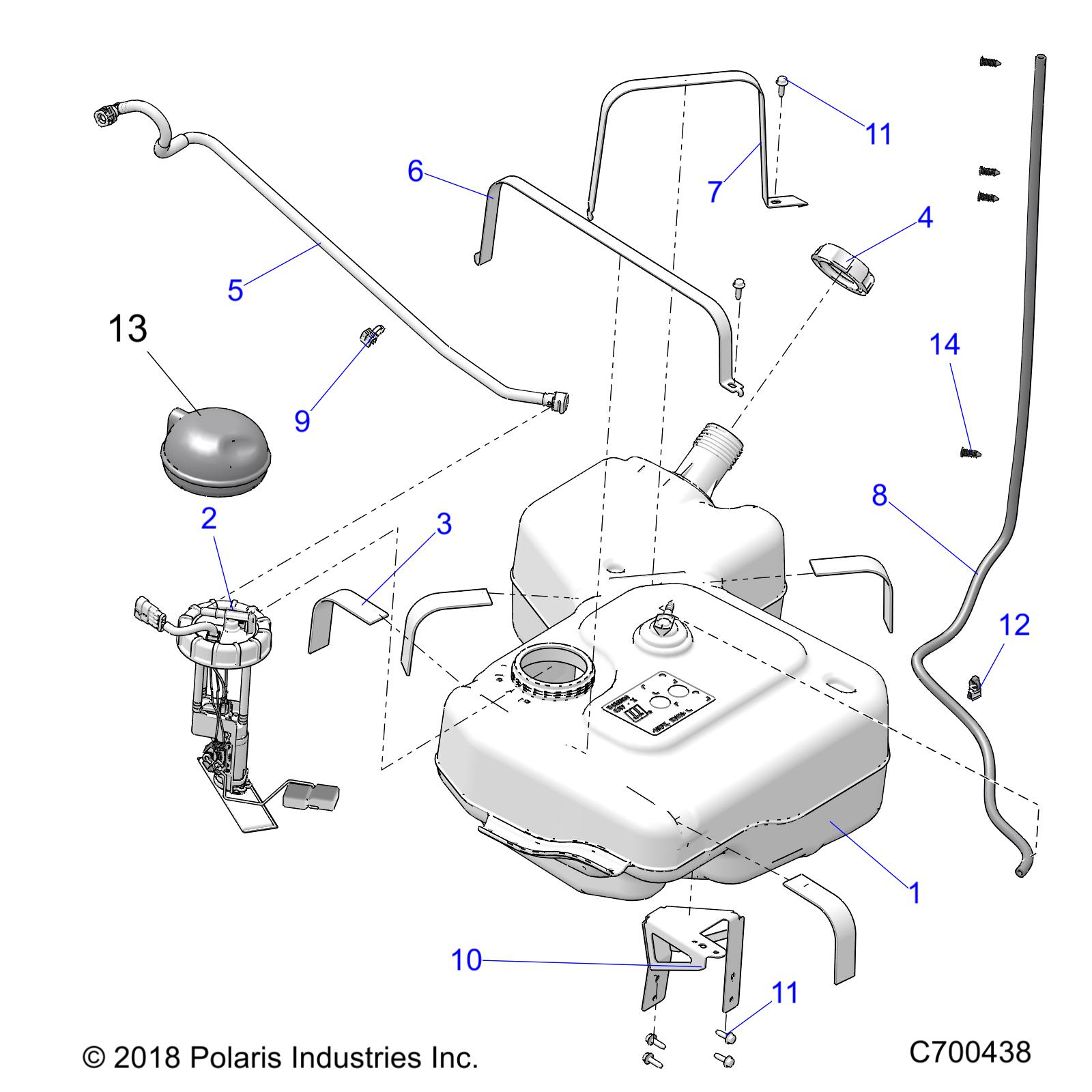 BODY, FUEL TANK - R19RRB99A9 (C700438)