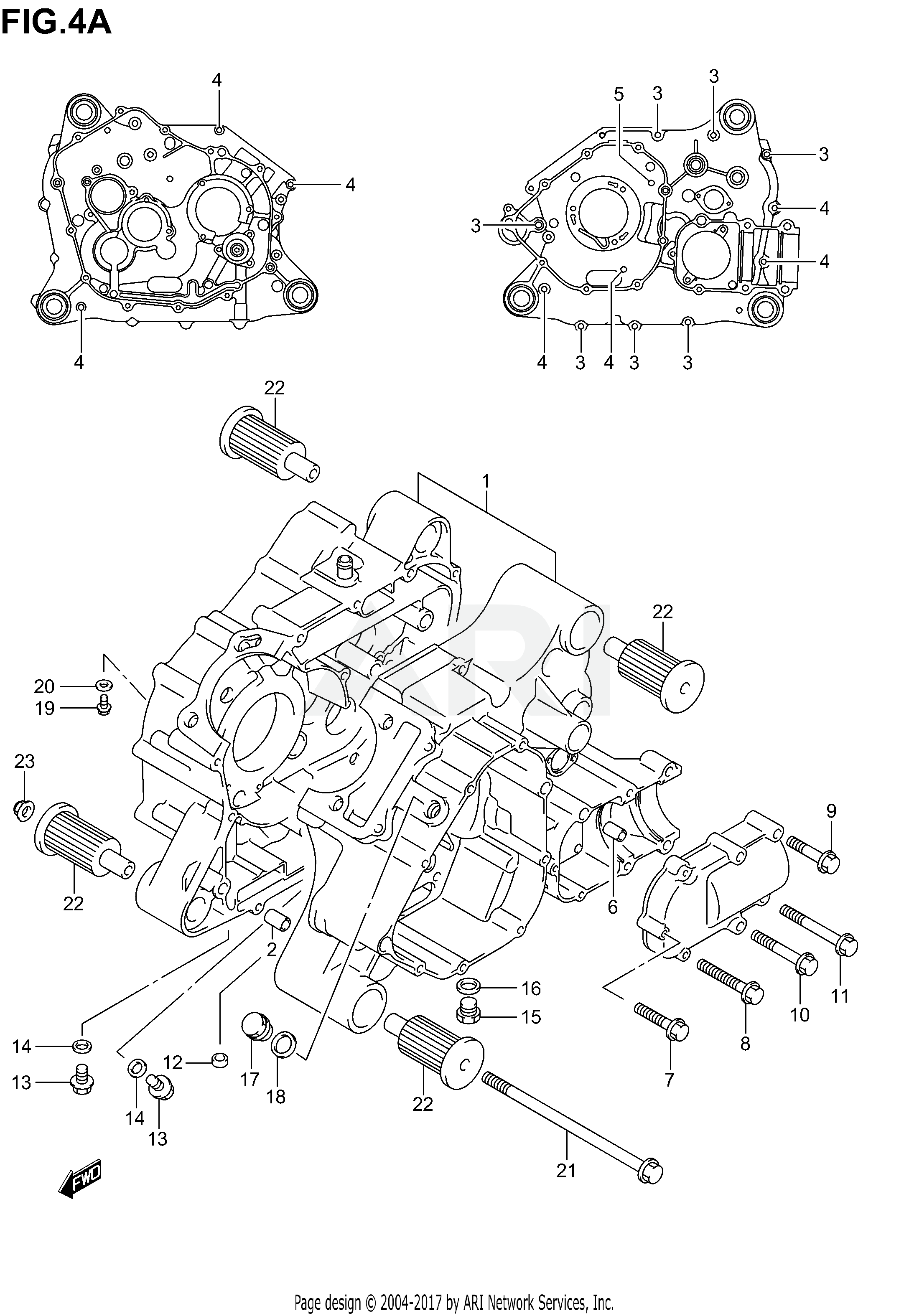 CRANKCASE (MODEL K3/K4/K5/K6)