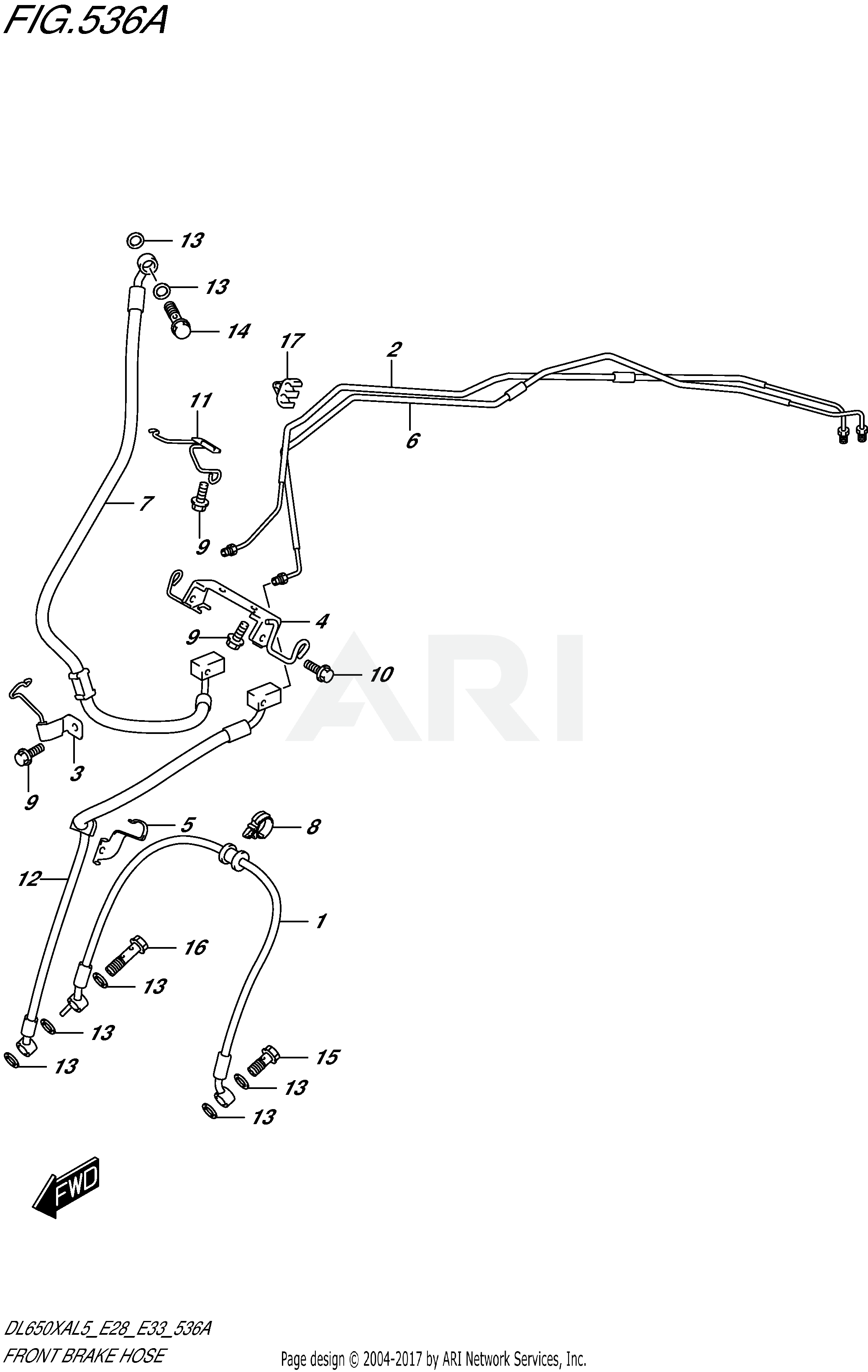 FRONT BRAKE HOSE