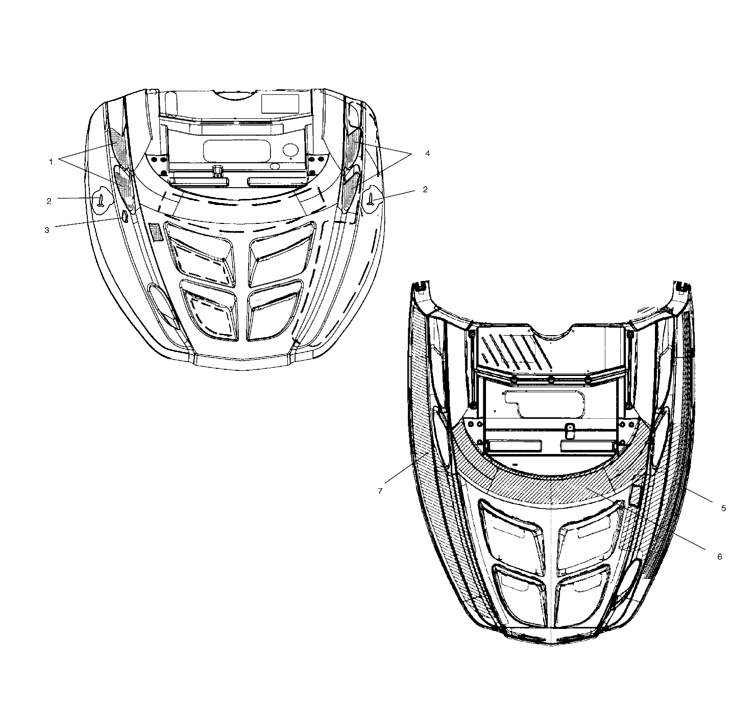 HOOD - FOAM/FOIL - S02ST5BS (4968226822A011)