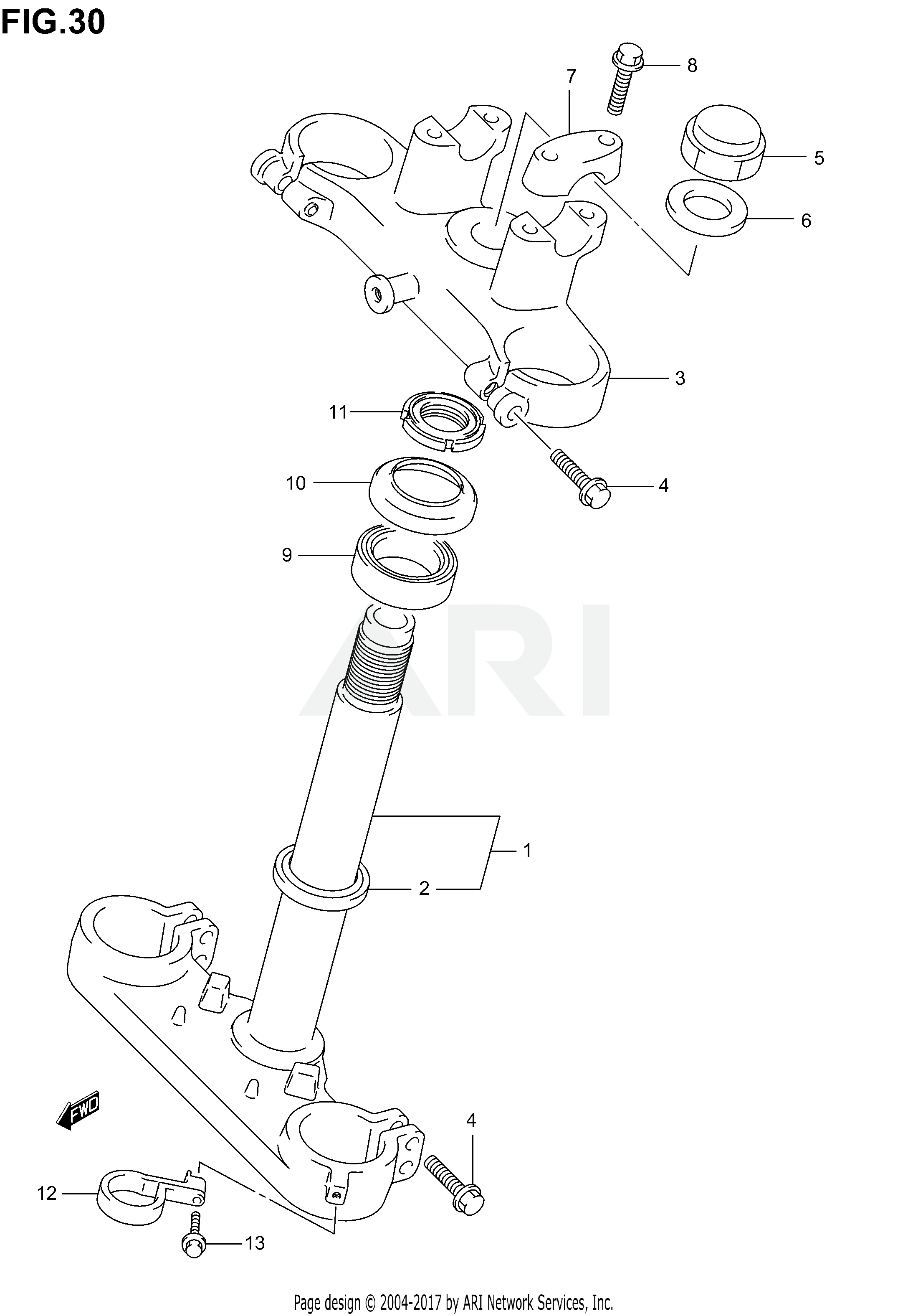 FRONT FORK BRACKET