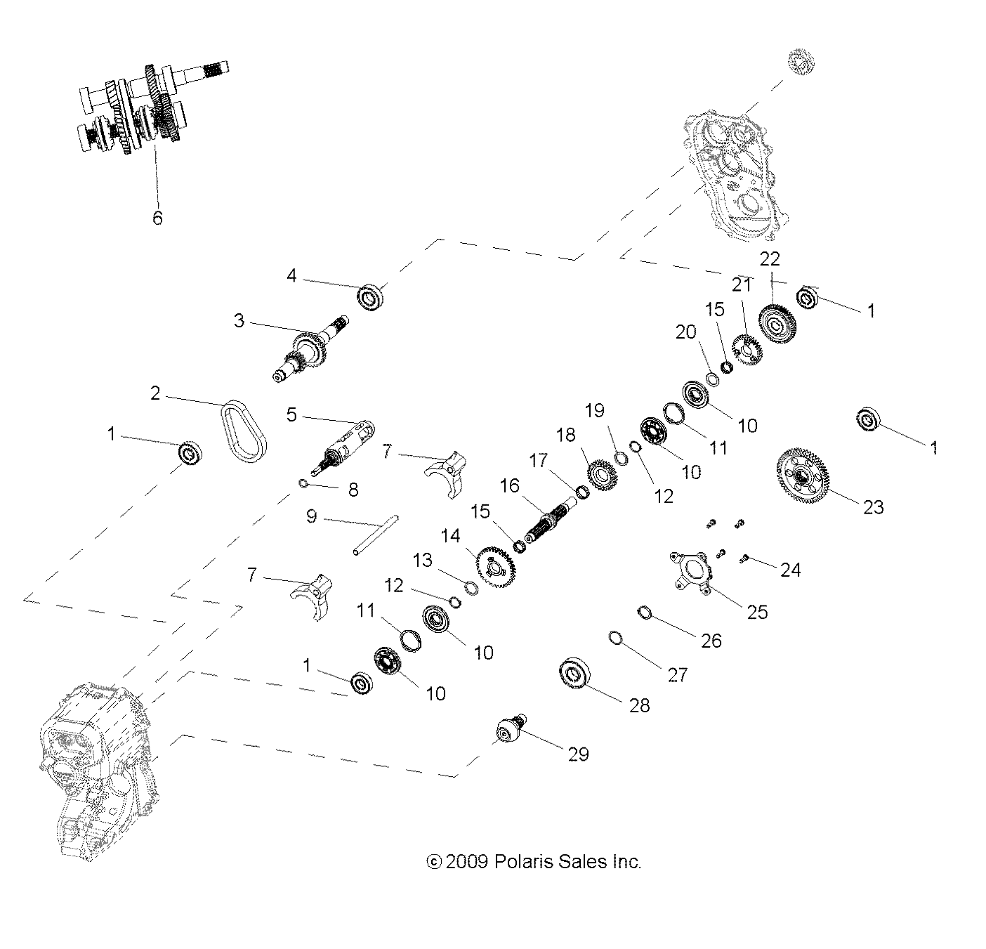 TRANSMISSION, INTERNAL - R07RH50AA (49RGRTRANSINTL08)