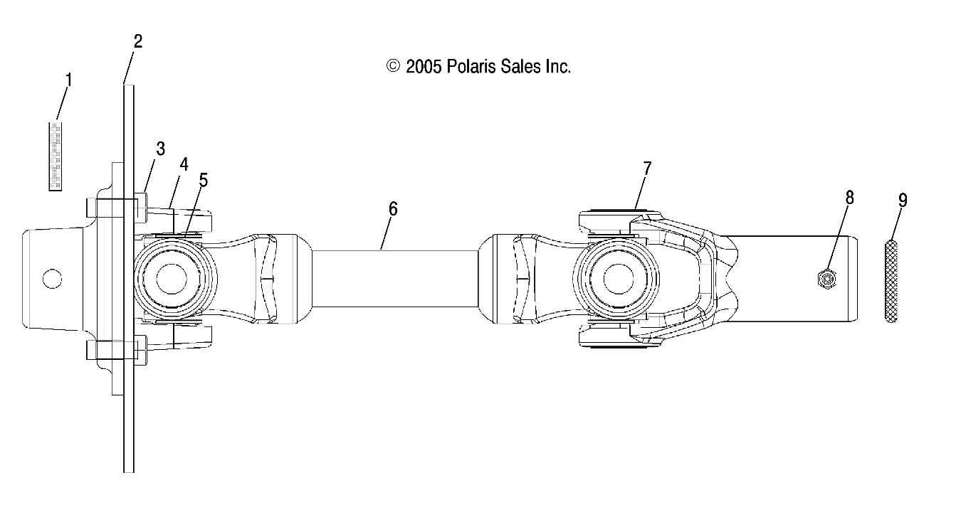 SHAFT, PROP, REAR - R07RF68AD/AF (4999202259920225B07)