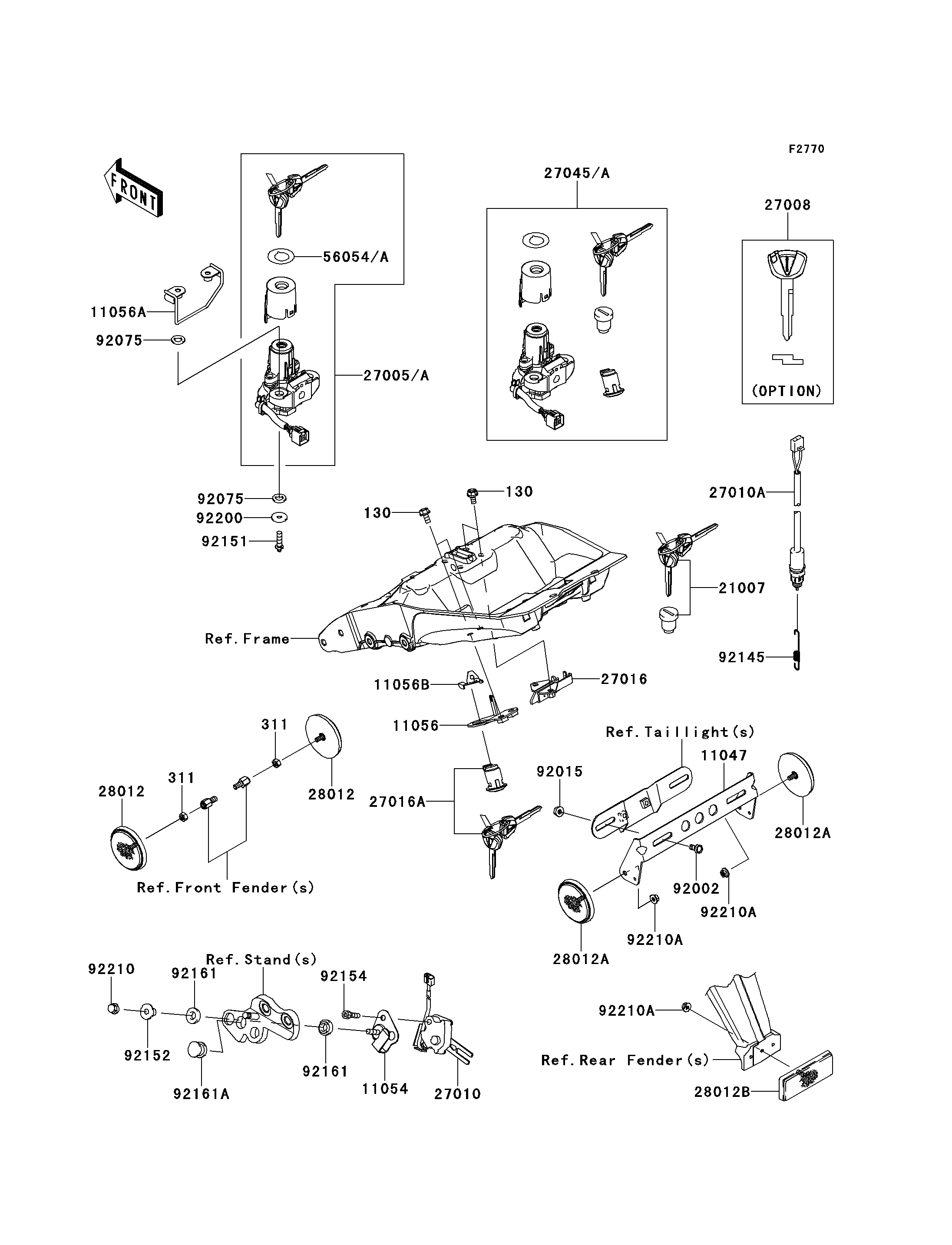 Ignition Switch/Locks/Reflectors