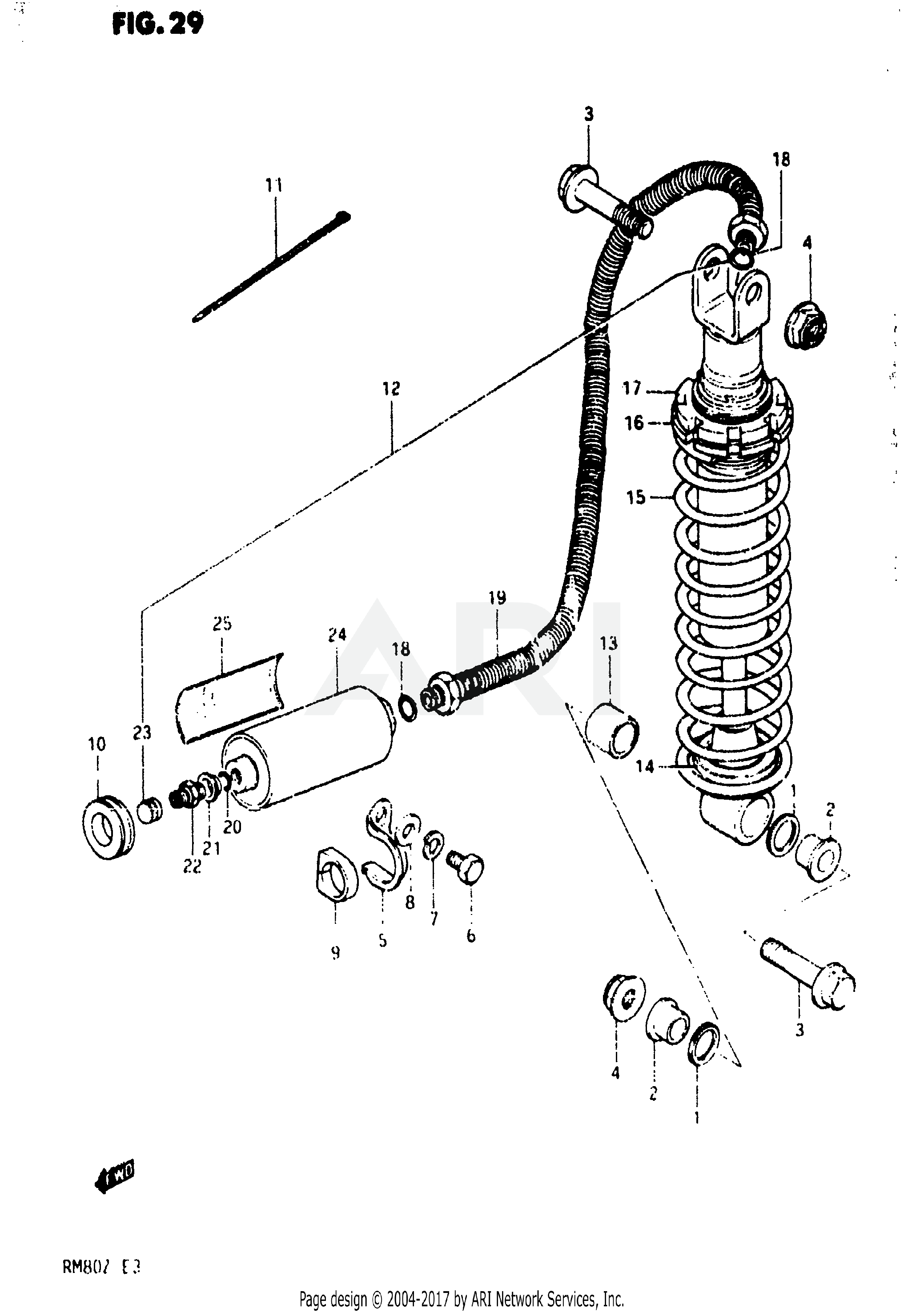 REAR SHOCK ABSORBER