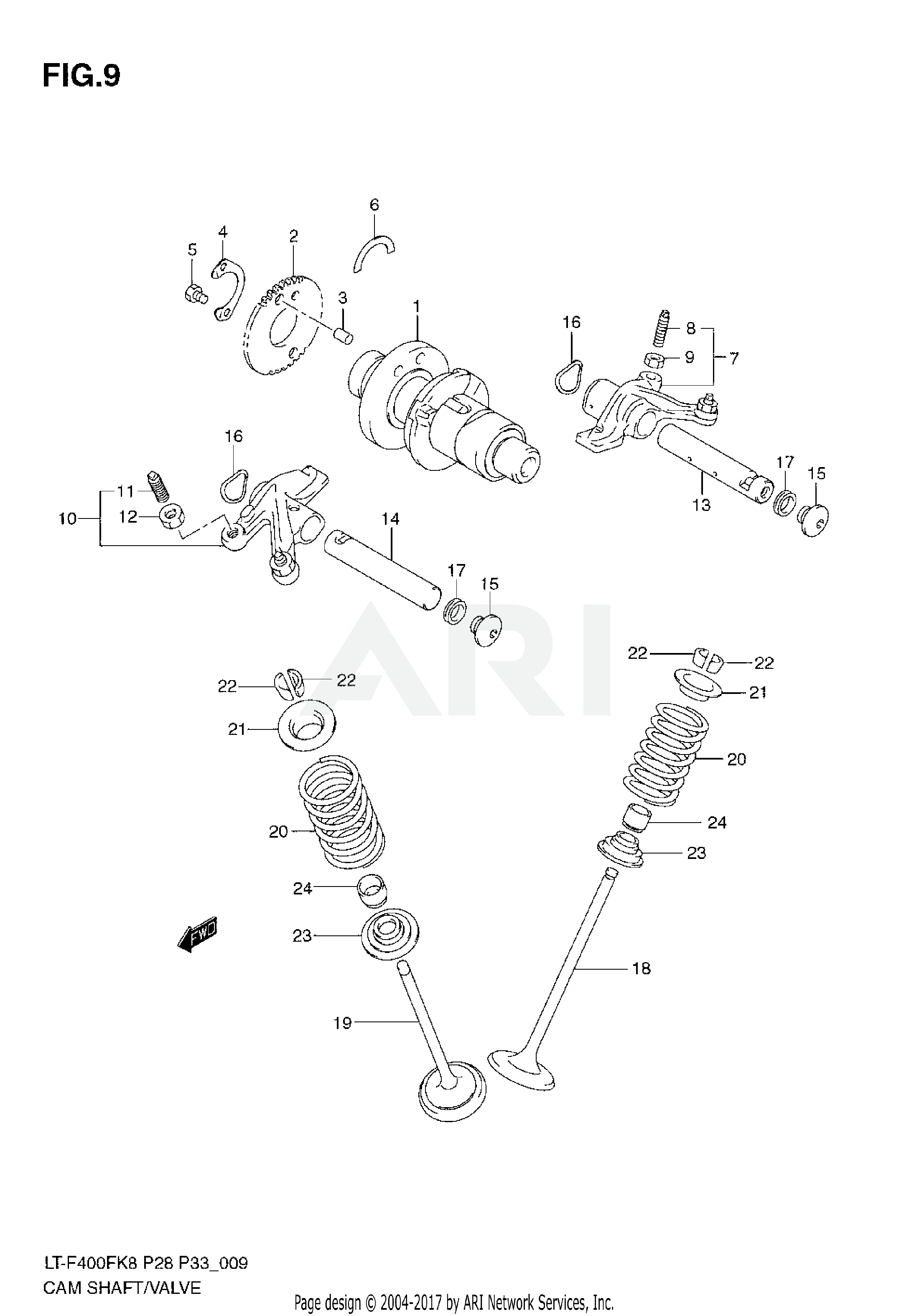 CAMSHAFT - VALVE