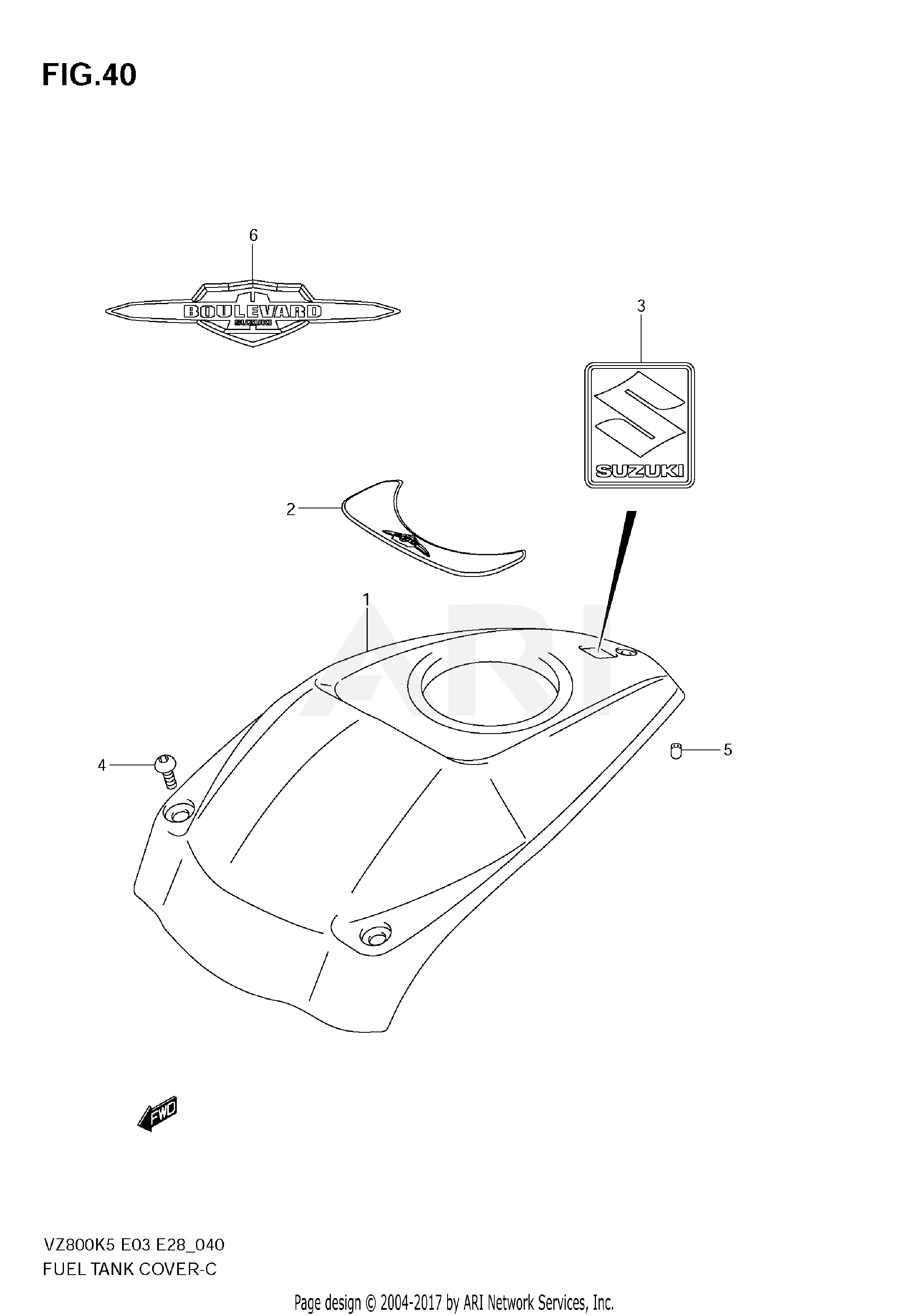 FUEL TANK COVER