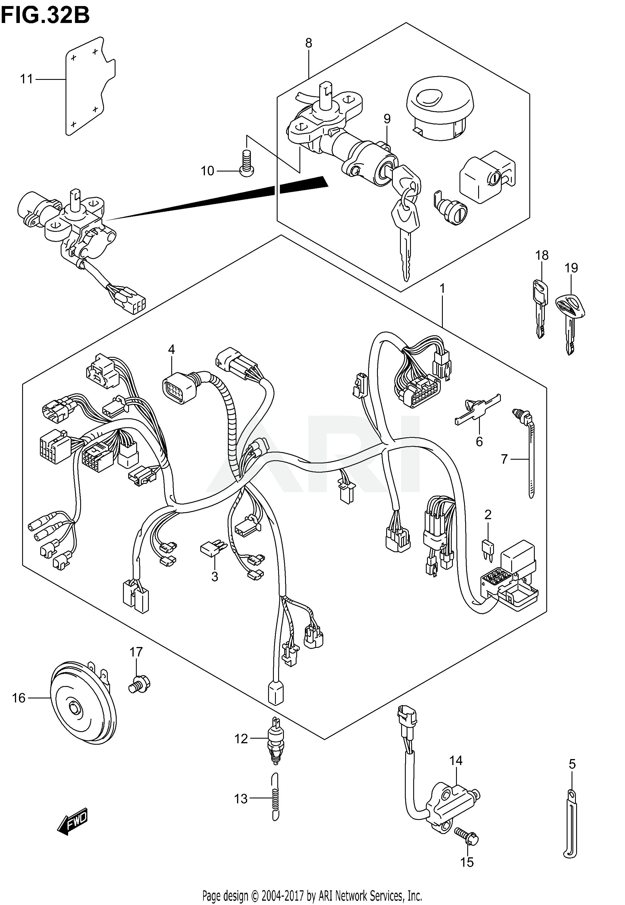 WIRING HARNESS (MODEL K4)