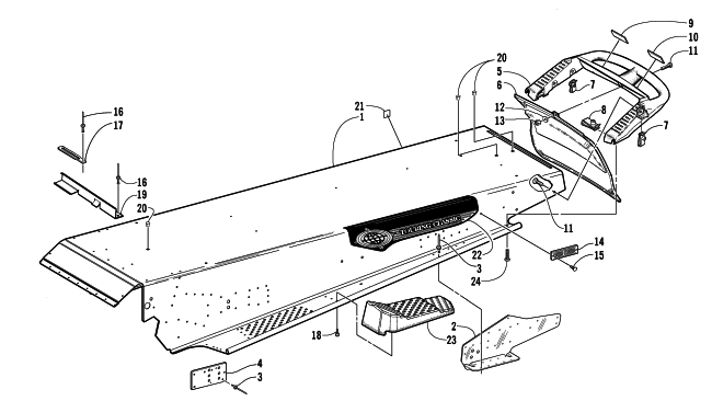 TUNNEL AND REAR BUMPER