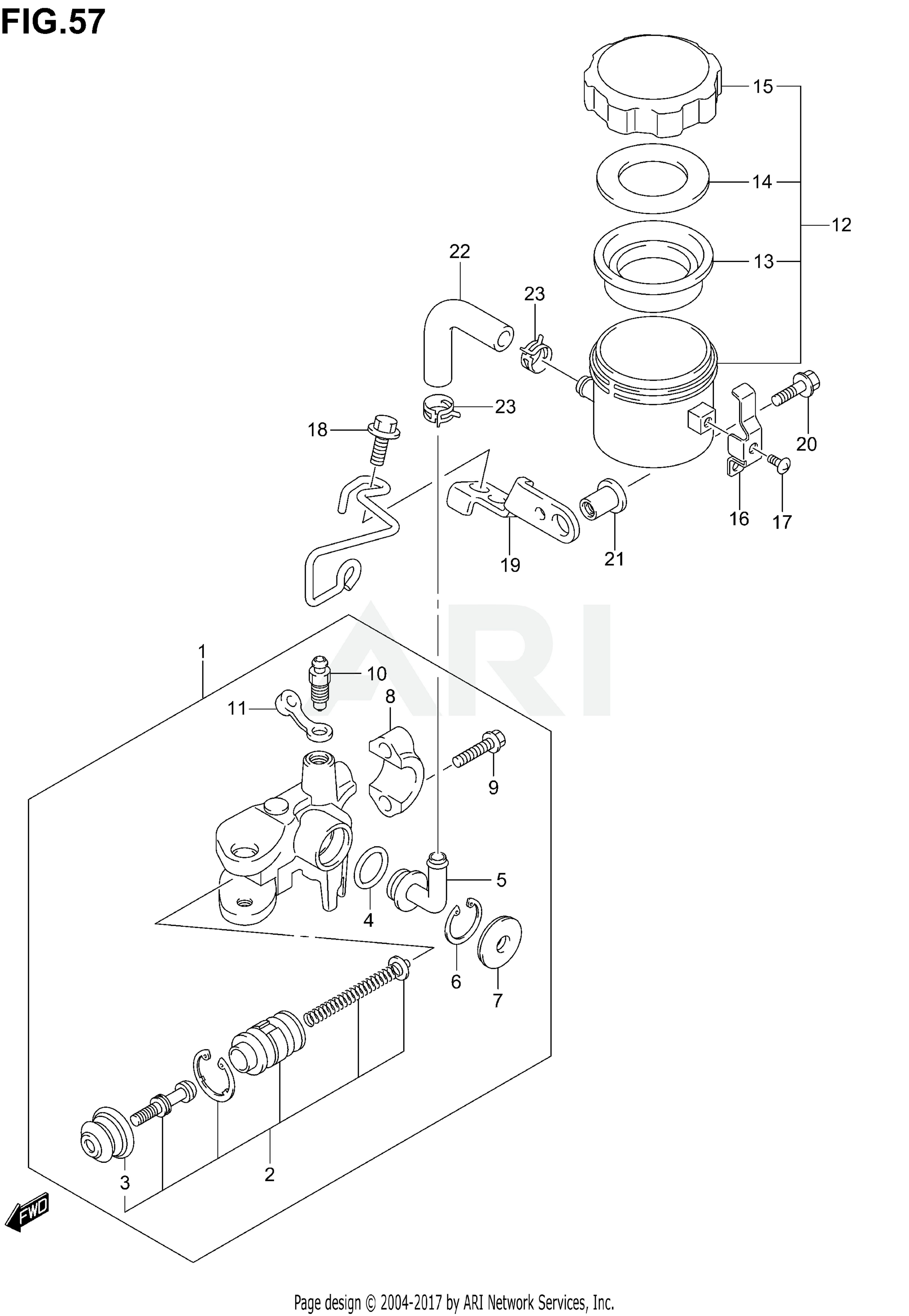 FRONT MASTER CYLINDER