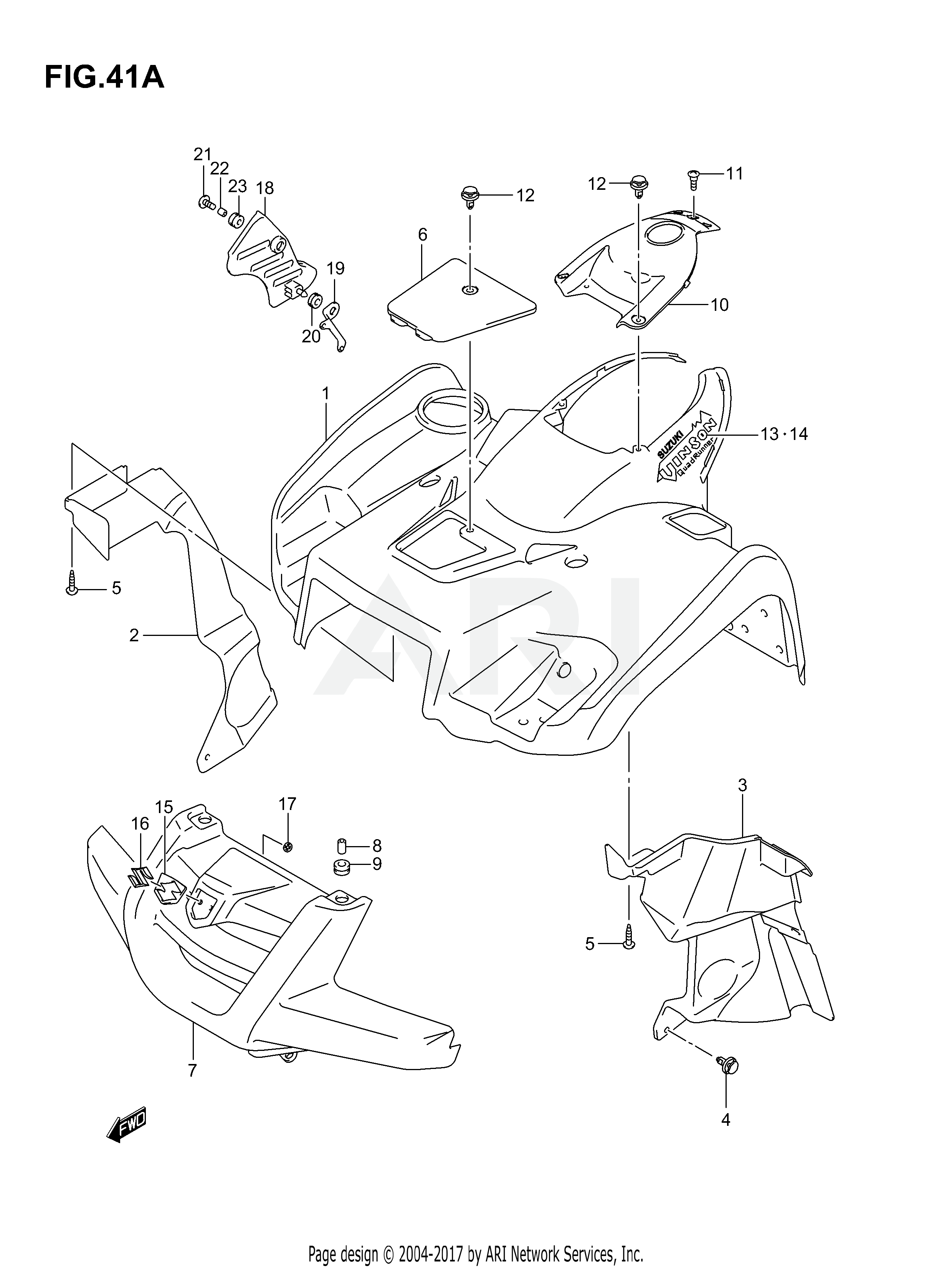 FRONT FENDER (MODEL K5)