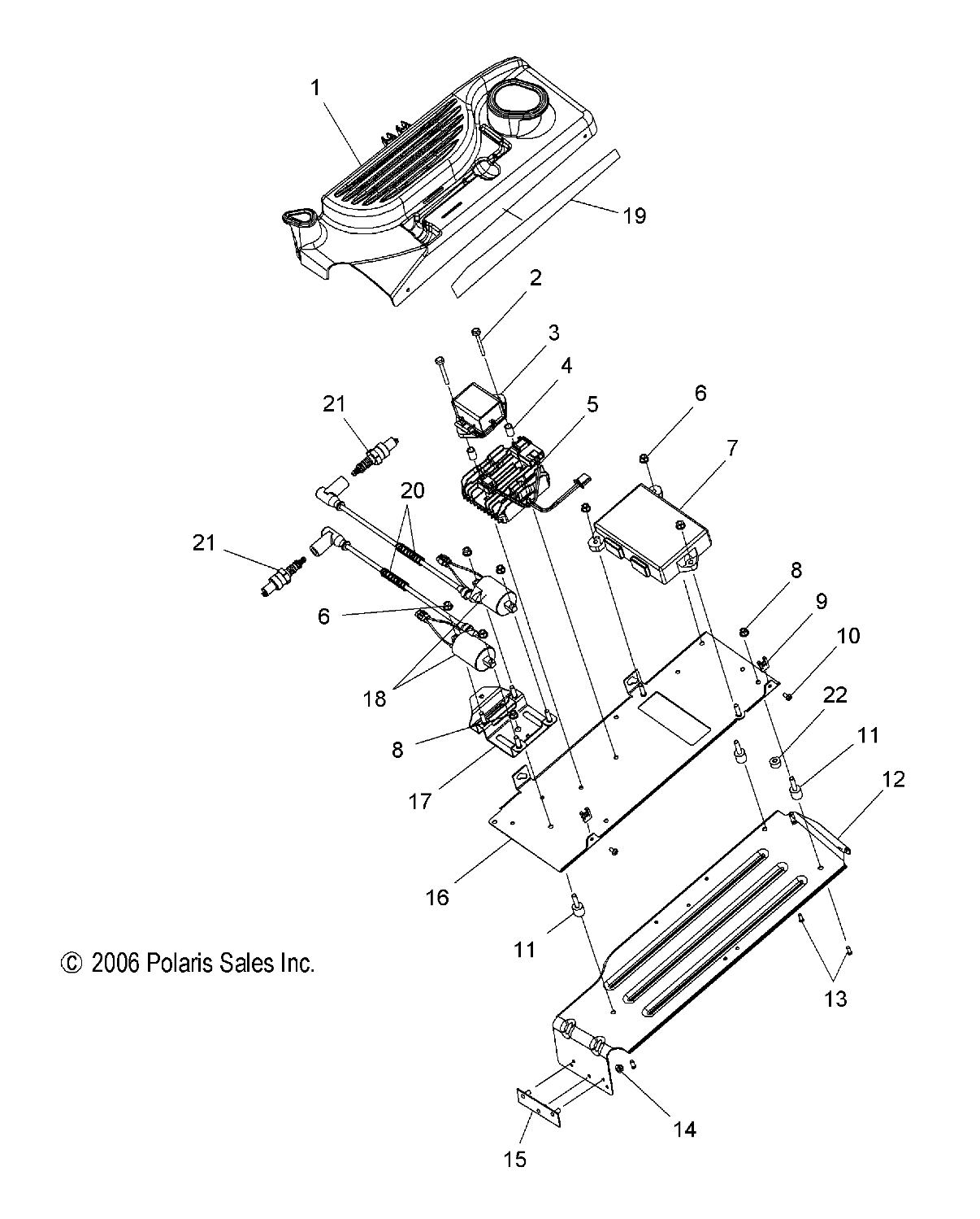 CLUTCH GUARD/ELECTRICAL - S07PS6HS/HSA/HSB (49SNOWCLUTCHGUARDCLEAN)