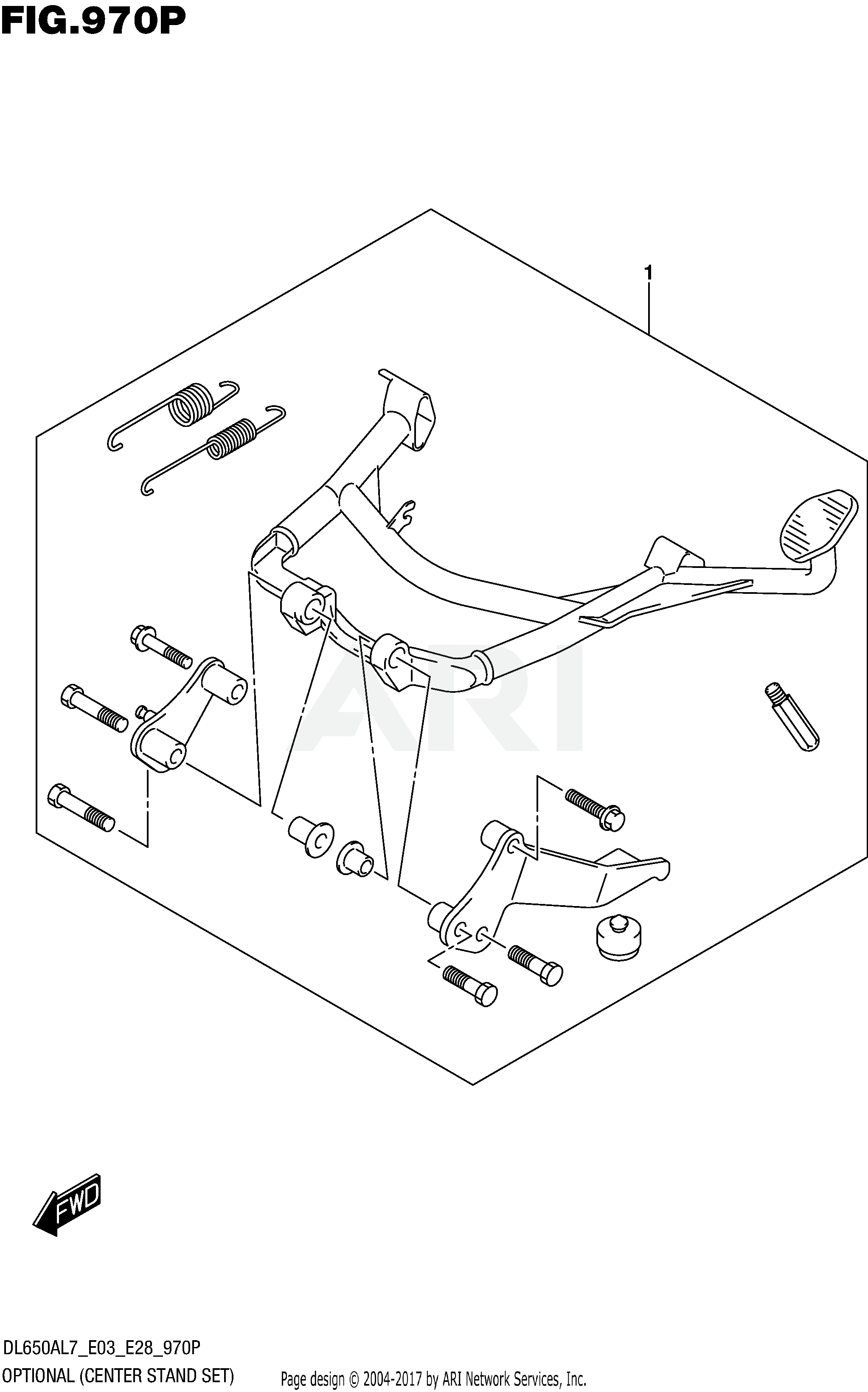 OPTIONAL (CENTER STAND SET)