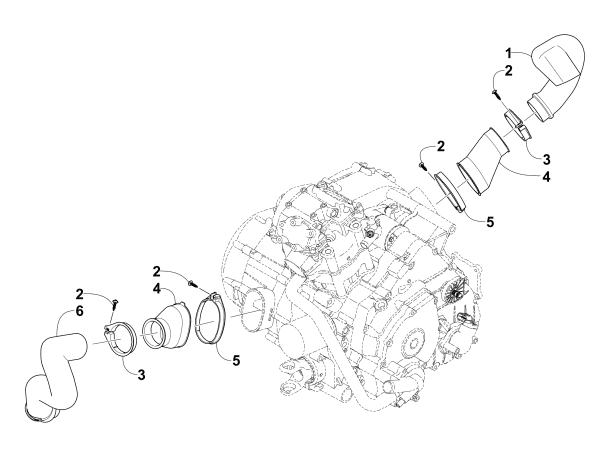 CASE/BELT COOLING ASSEMBLY