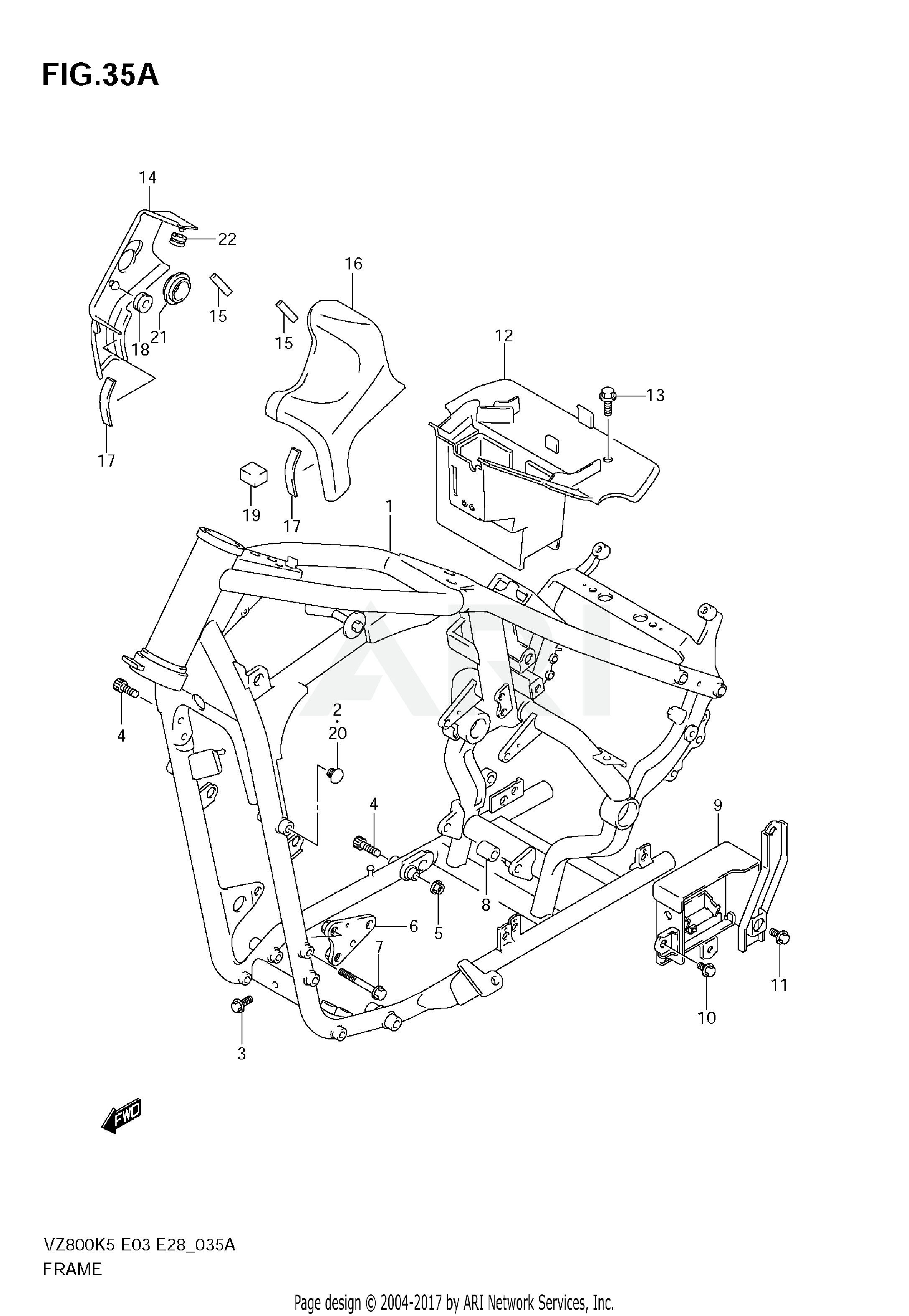 FRAME (MODEL K9)