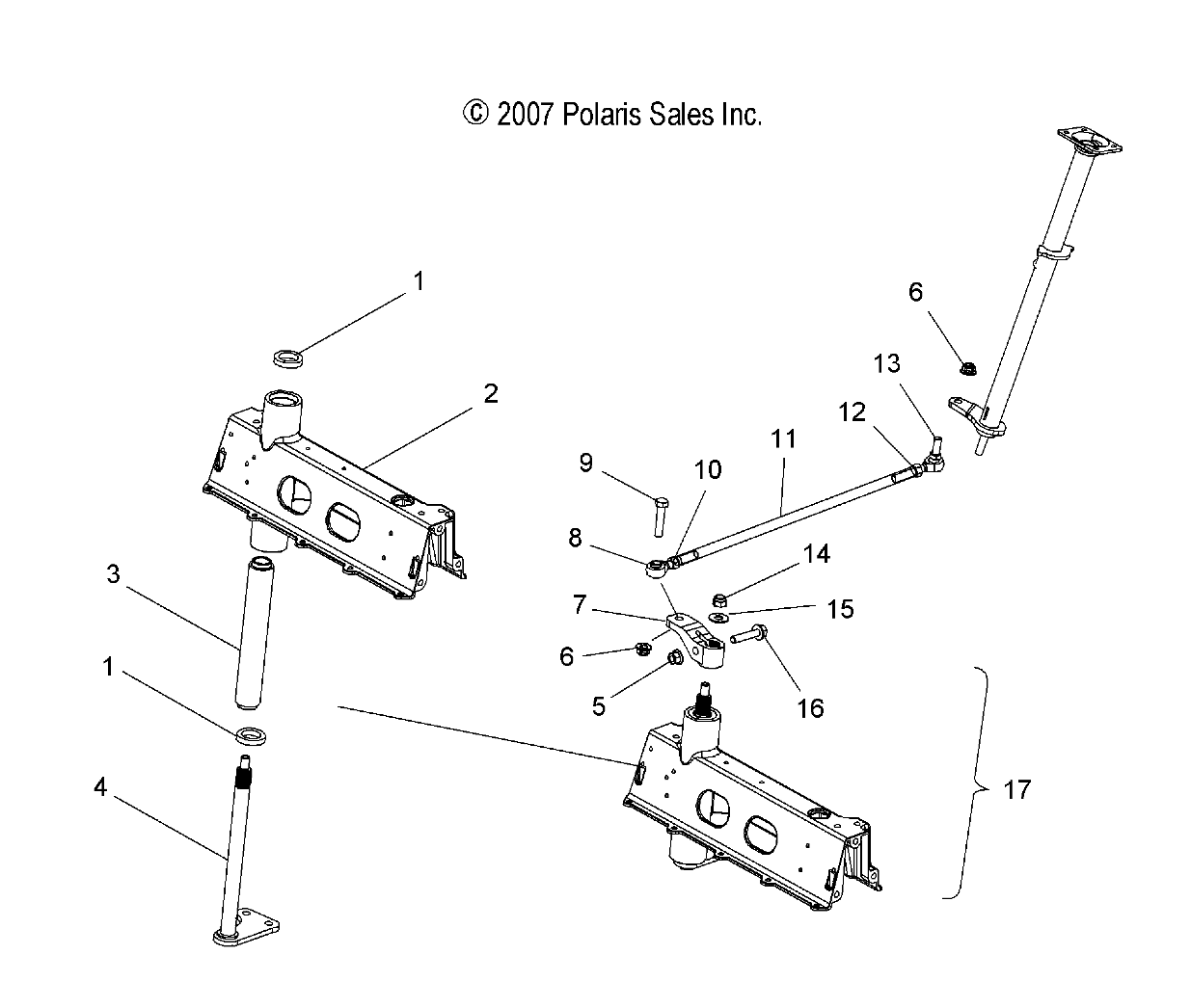 STEERING, DRAG LINK - S08PY7FS/FE (49SNOWSTEERINGDRGLK08IQTRBO)