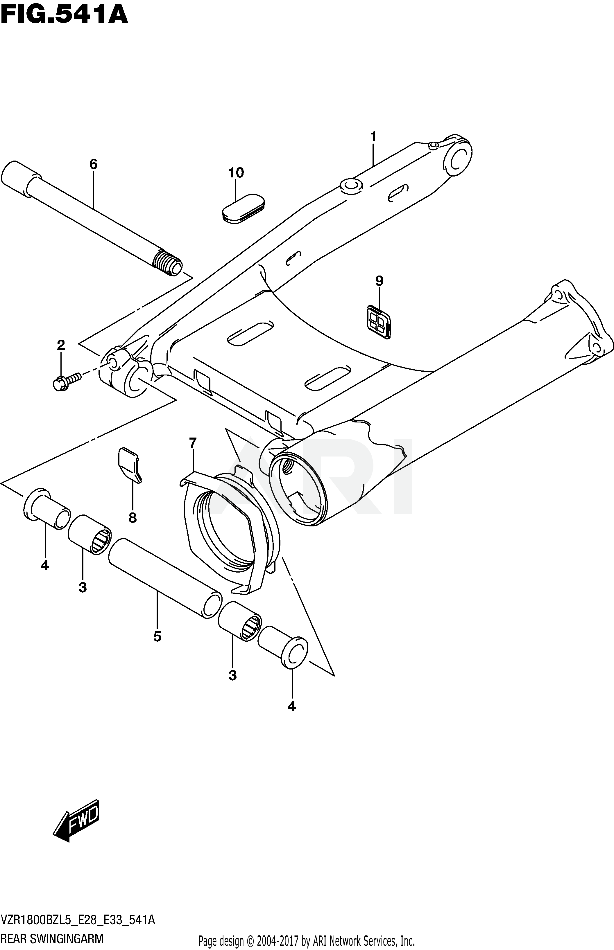 REAR SWINGINGARM