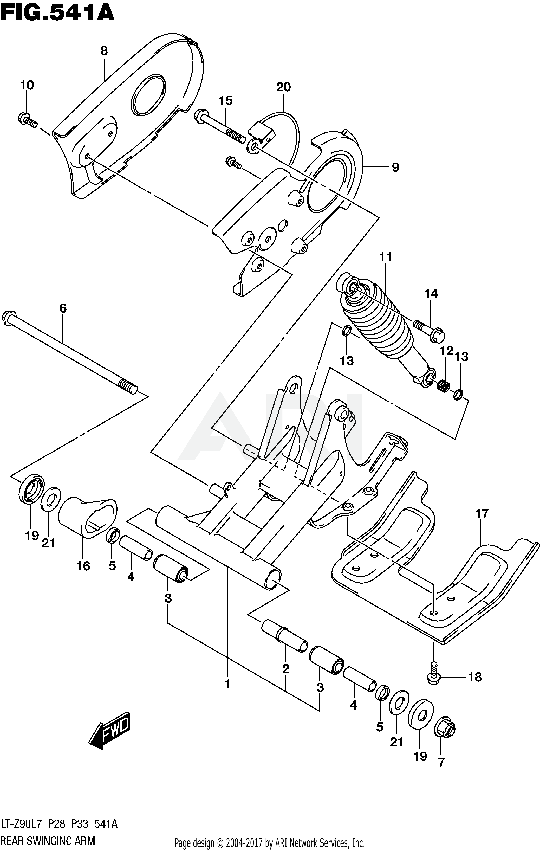 REAR SWINGINGARM