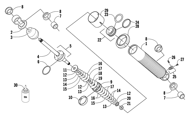 FRONT SUSPENSION SHOCK ABSORBER