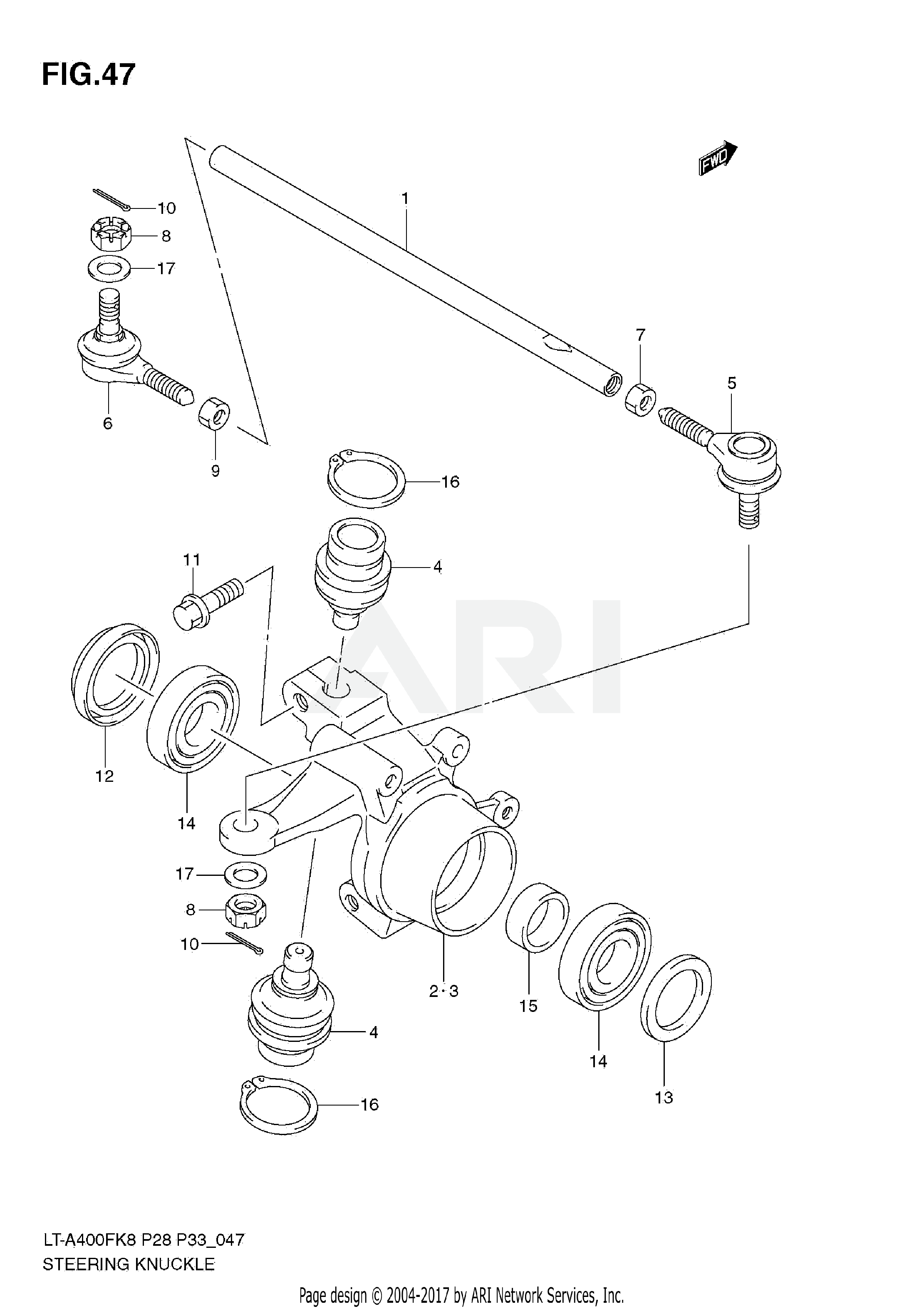 STEERING KNUCKLE