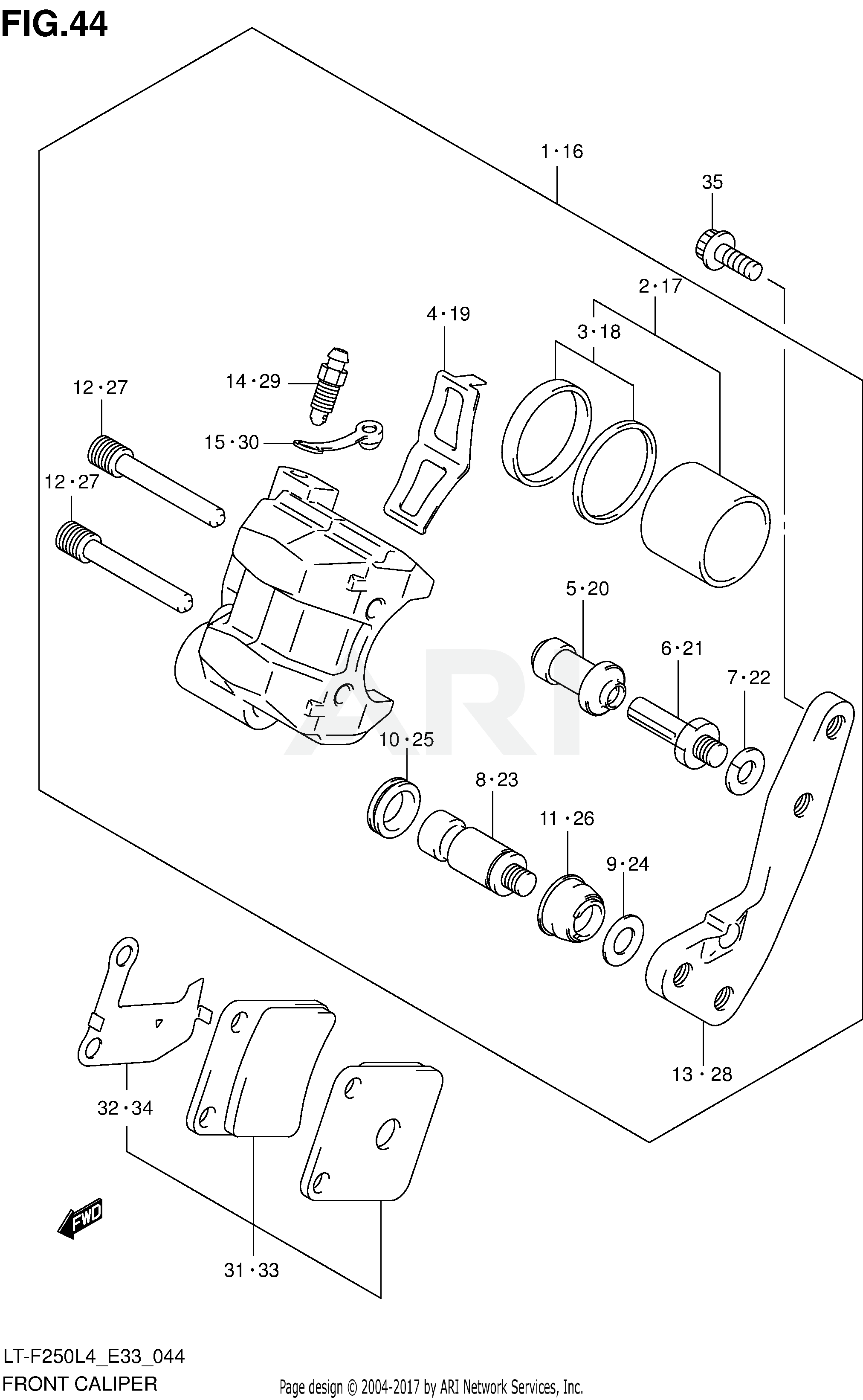 FRONT CALIPER