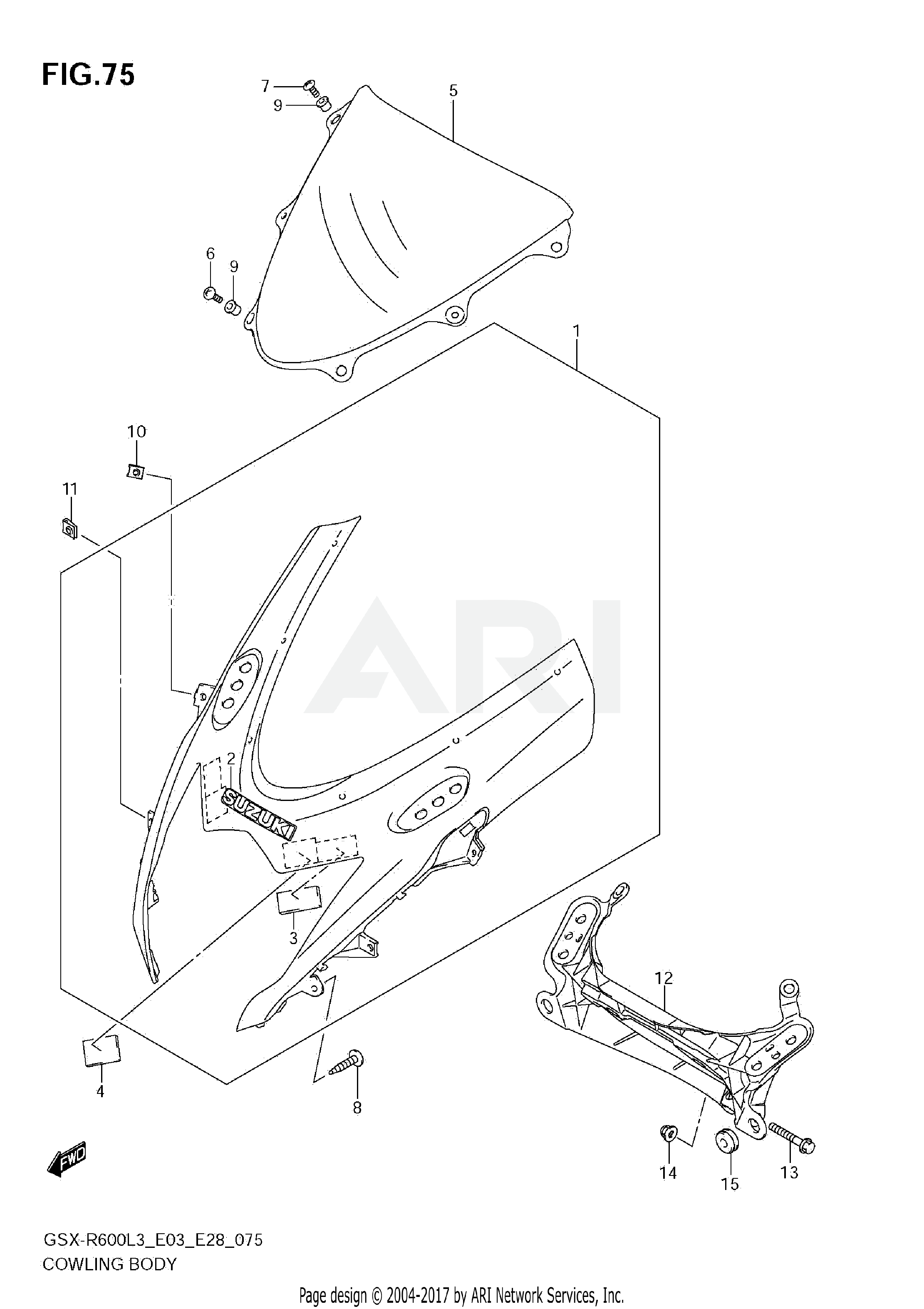 COWLING BODY