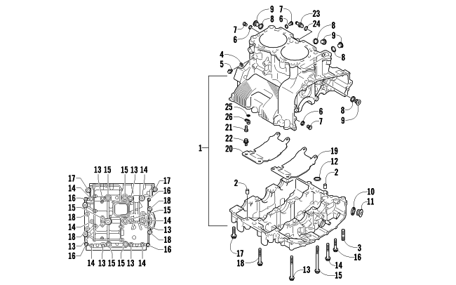 CRANKCASE ASSEMBLY