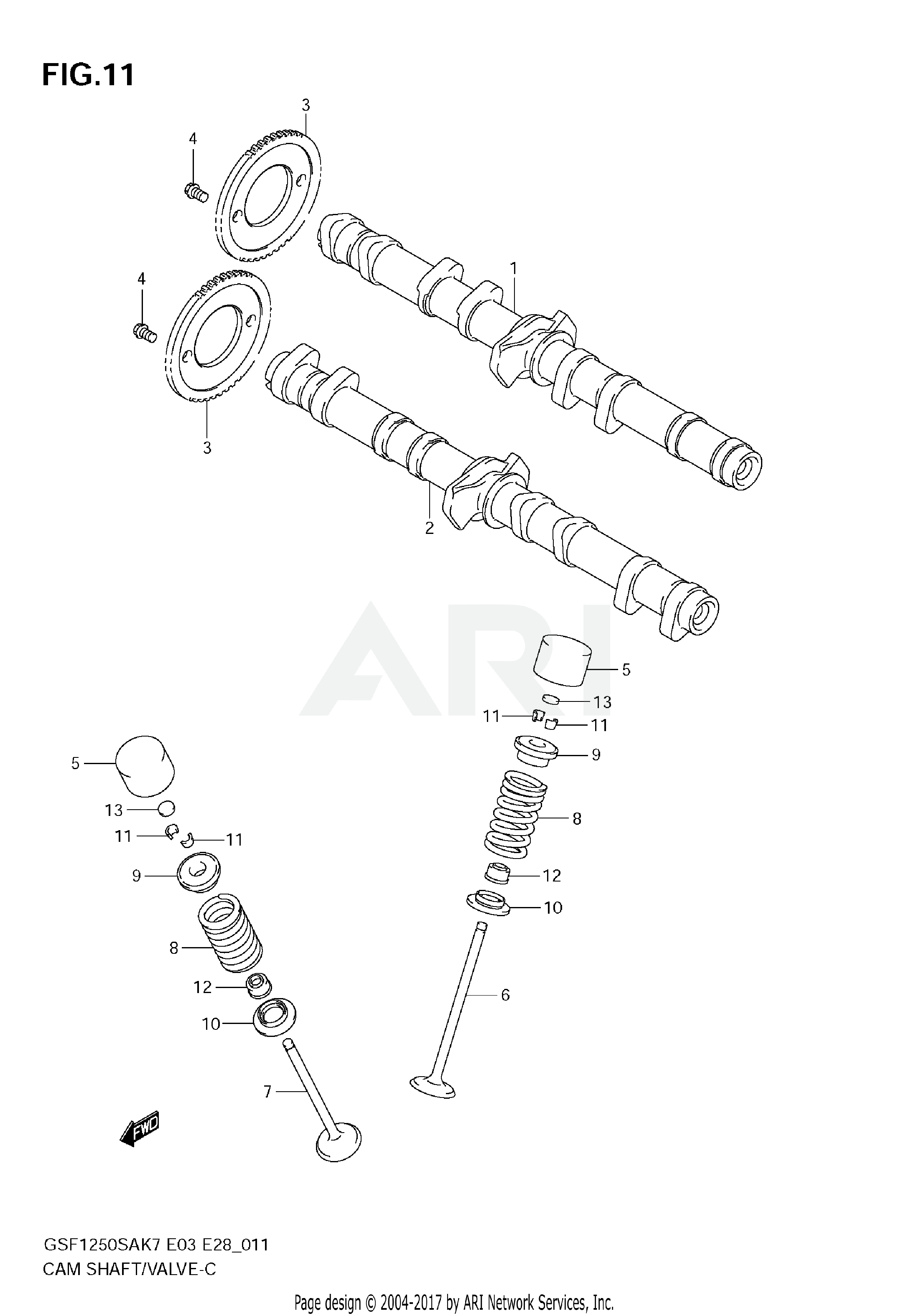 CAM SHAFT - VALVE