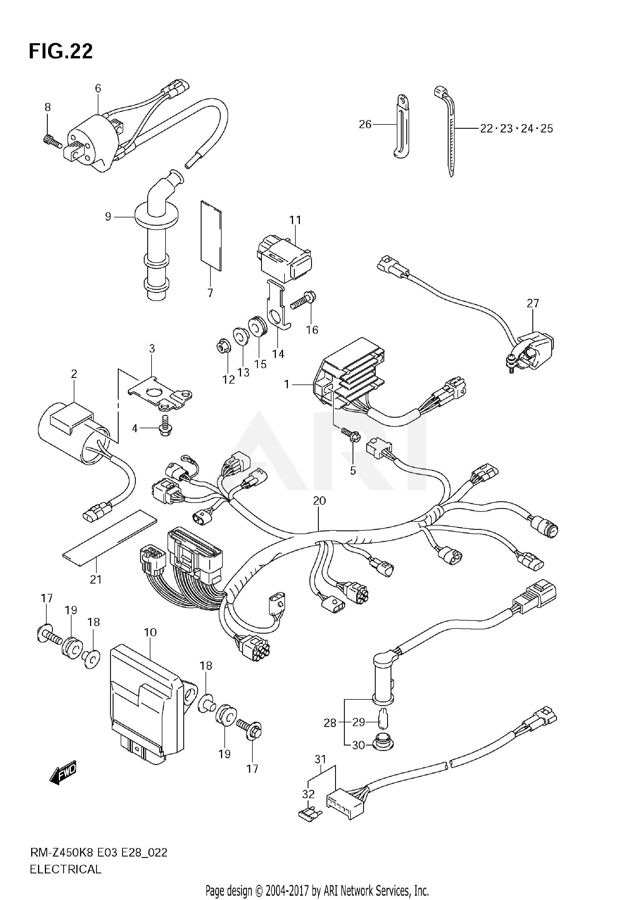 ELECTRICAL (RM-Z450 K8/K9)