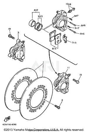 FRONT BRAKE CALIPER