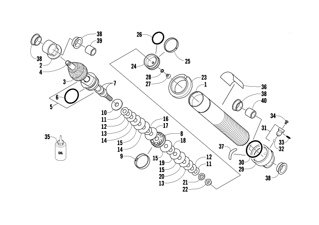 FRONT SUSPENSION SHOCK ABSORBER