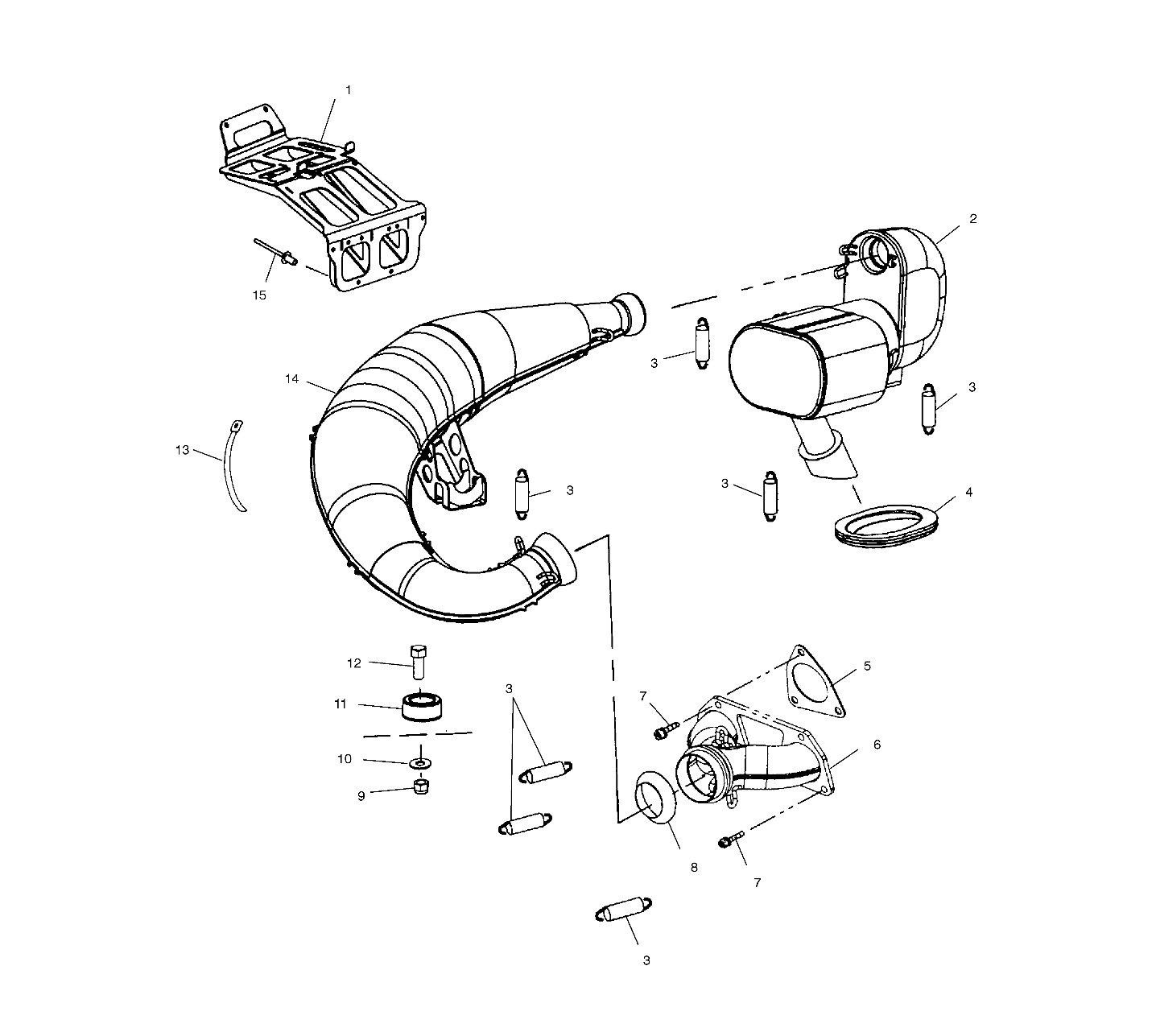 EXHAUST - S00NP6ES (4958115811C006)