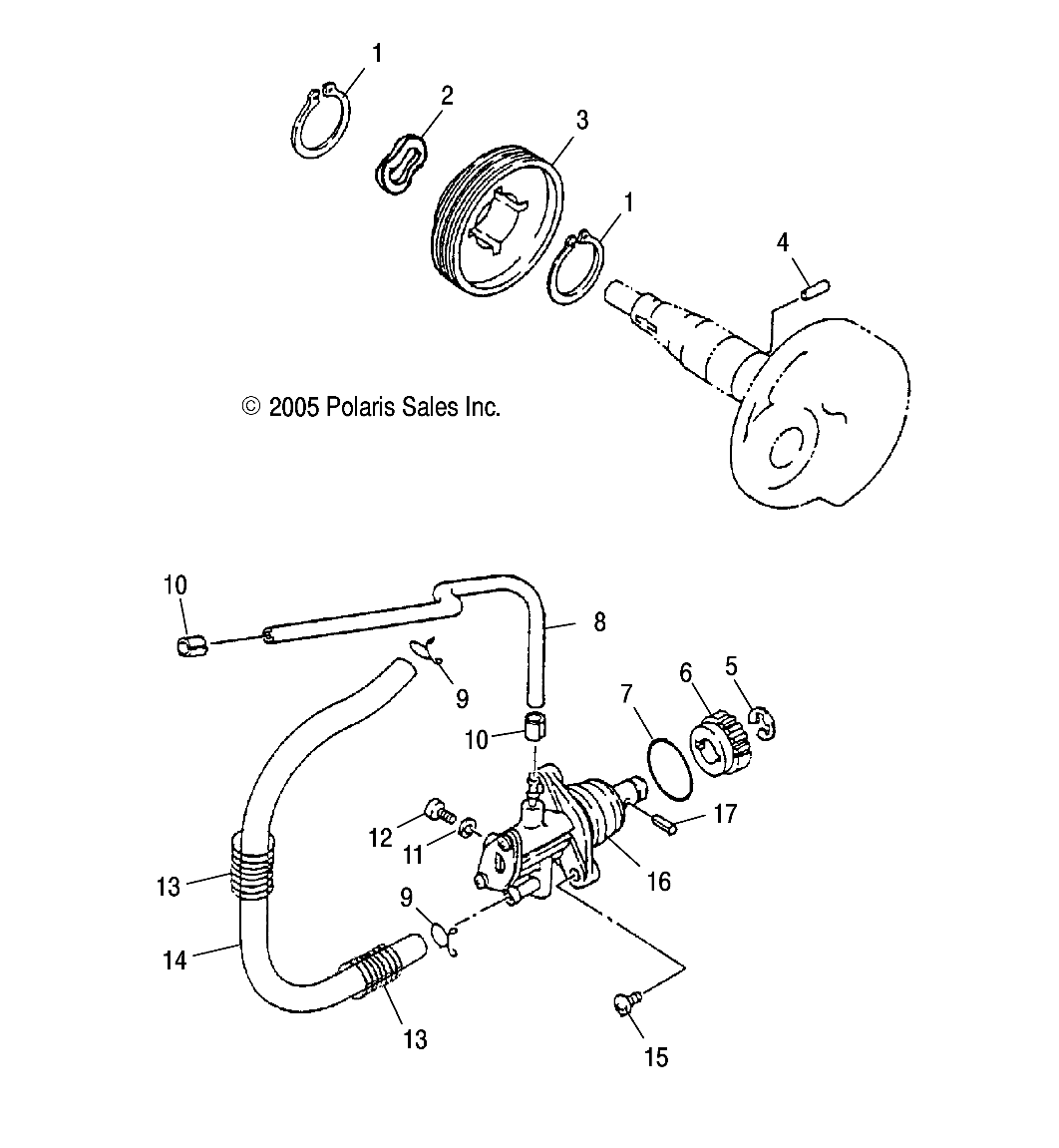 OIL PUMP ASSEMBLY - A05FA09CA/CB/CC (4999202399920239A06)