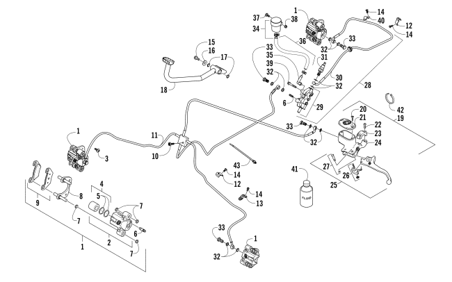 HYDRAULIC BRAKE ASSEMBLY