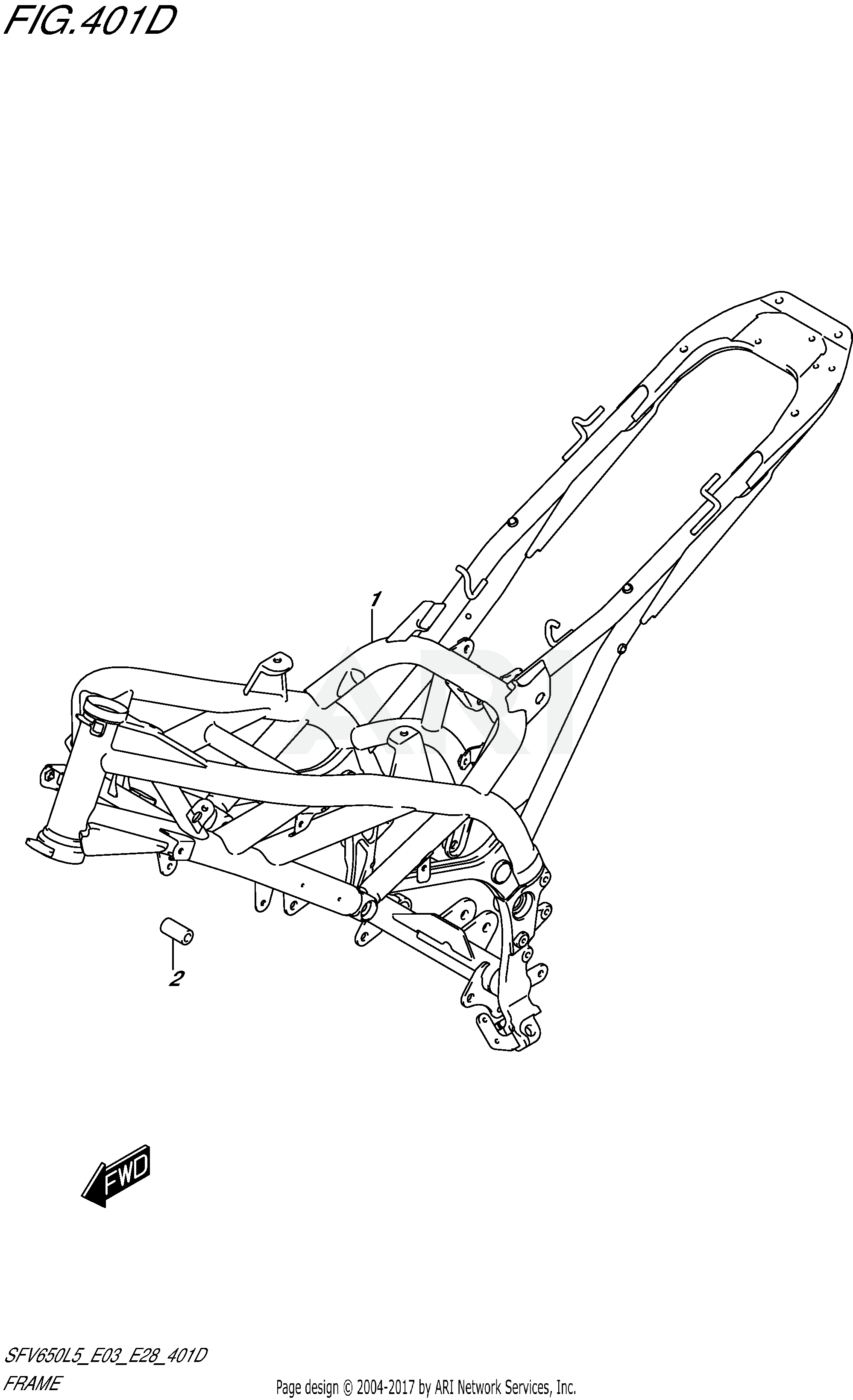 FRAME (SFV650AL5 E28)