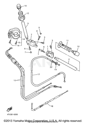 STEERING HANDLE CABLE