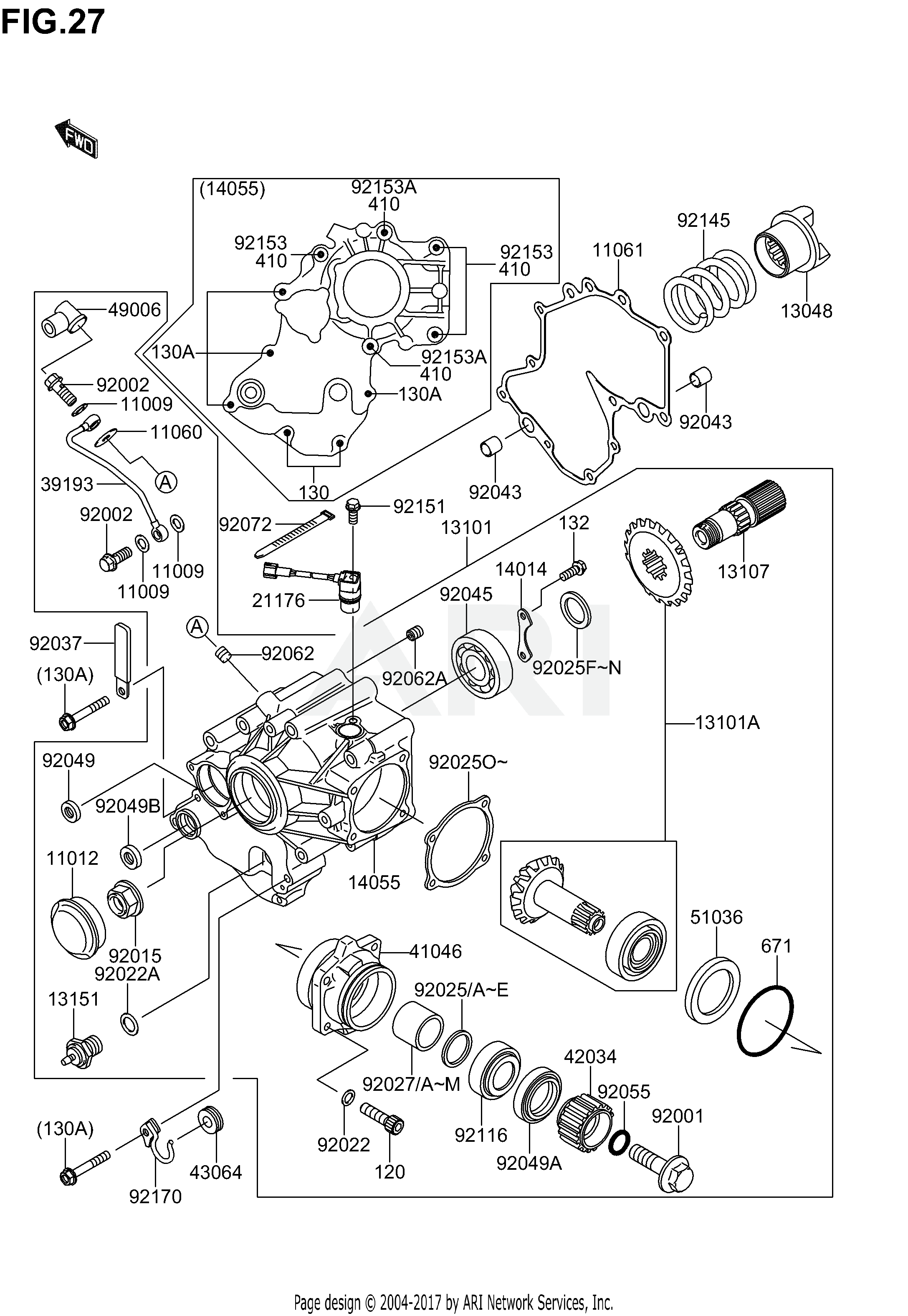 FRONT BEVEL GEAR