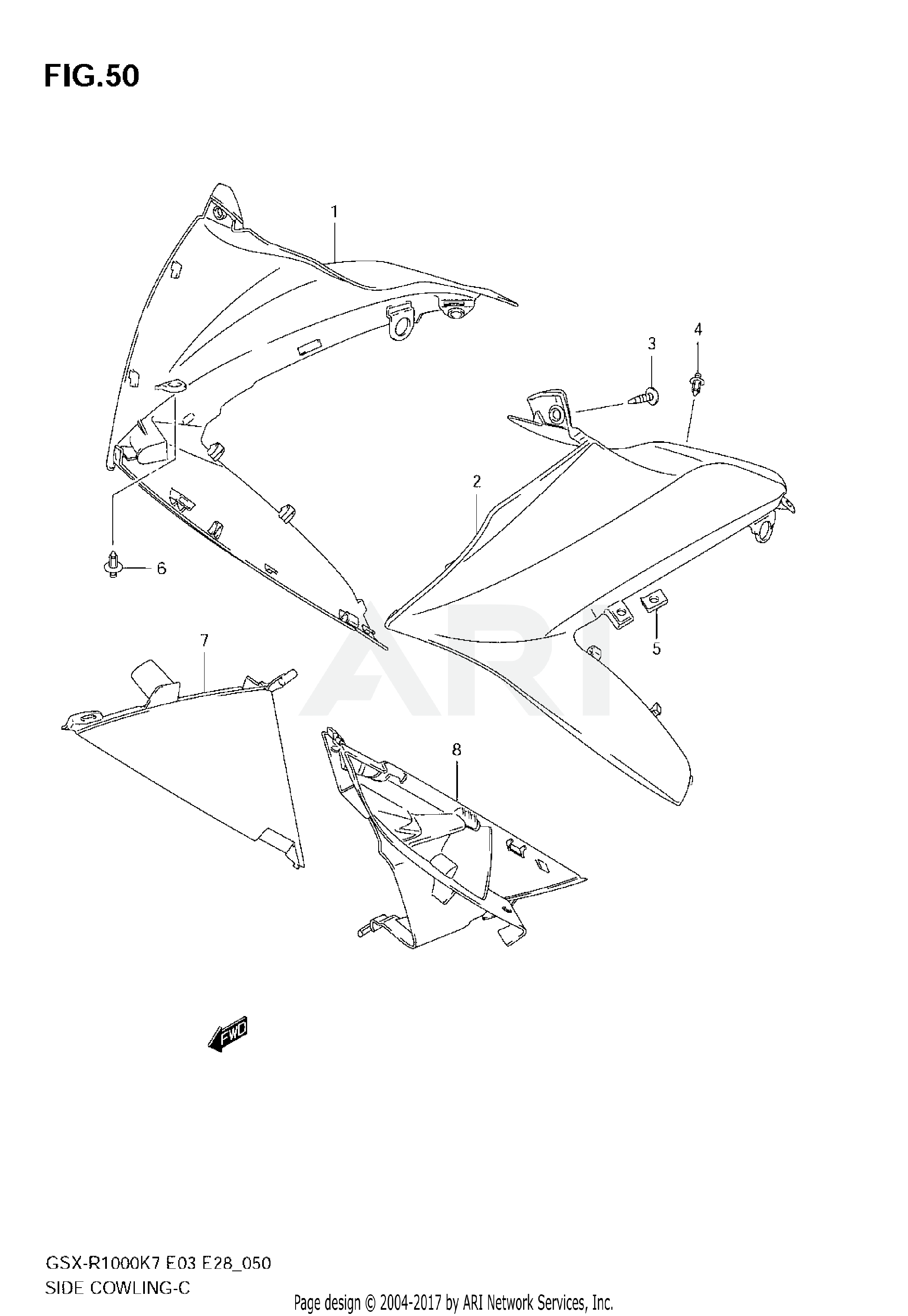 SIDE COWLING (MODEL K7)