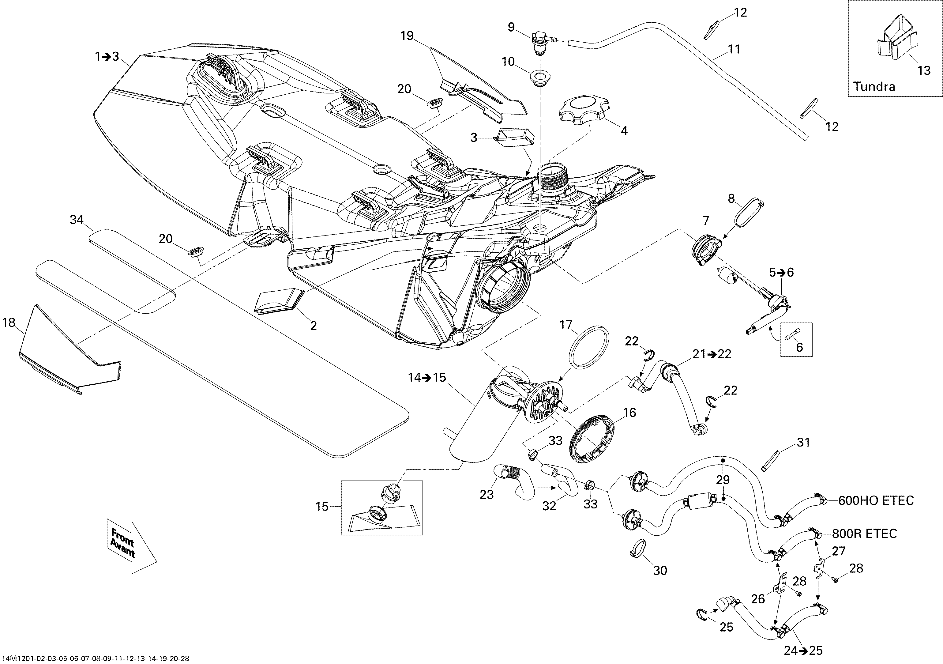 Fuel System 800R ETEC