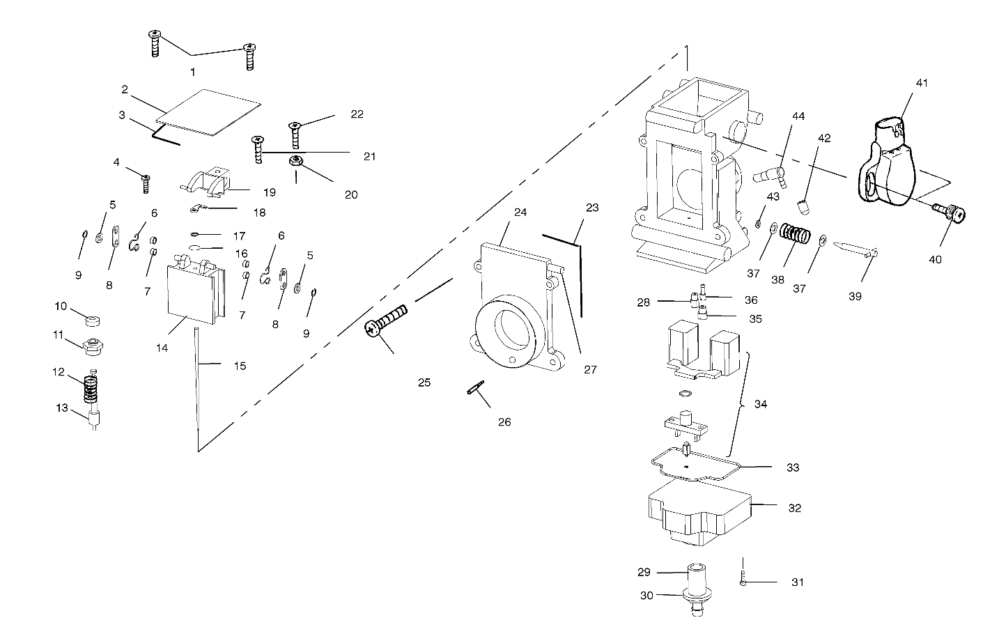 CARBURETOR - S01NP6ES (4961536153C010)